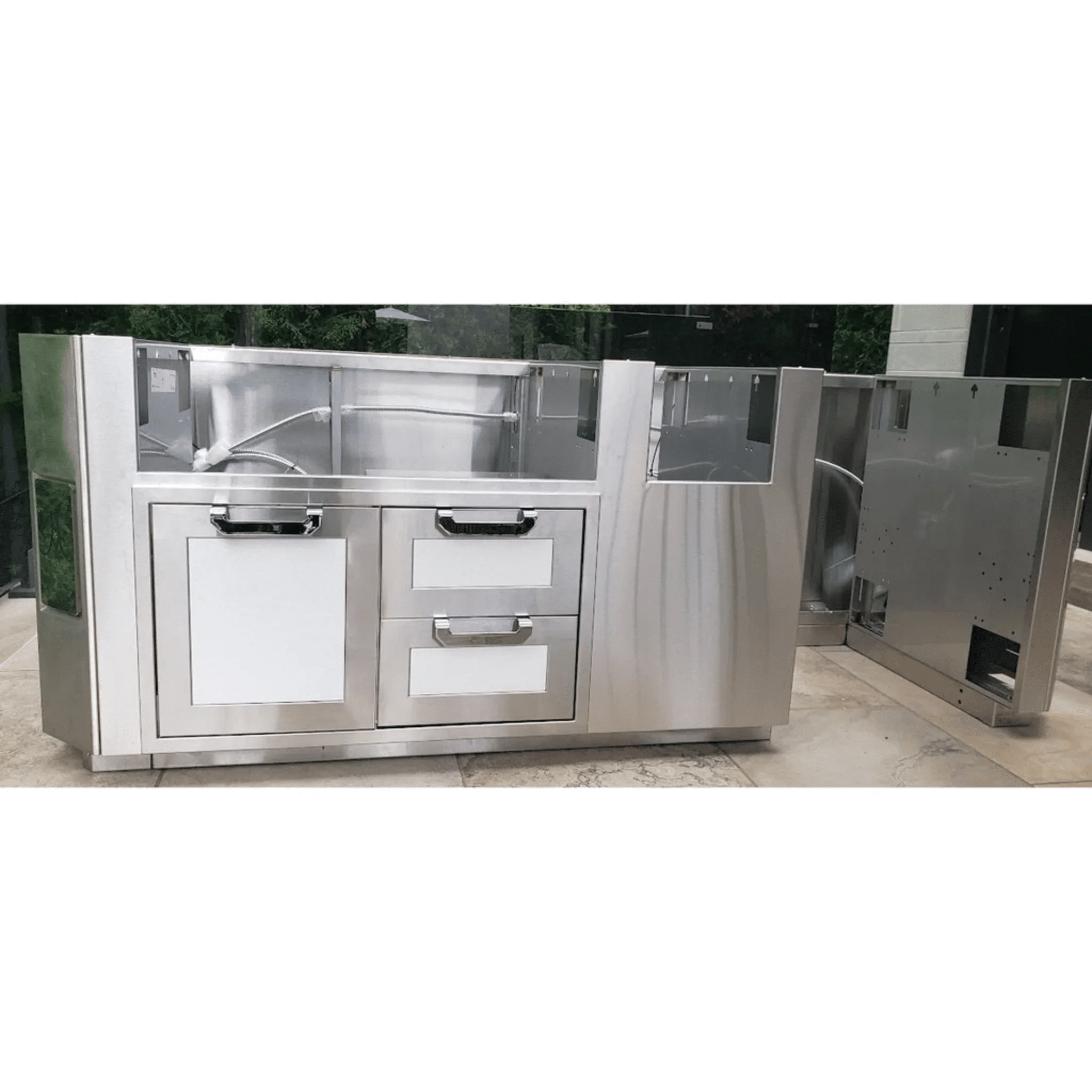 Hestan 12 Ft. GES GE Series Kitchen Island With Side Burner Cutout - GES12 - by Hestan | Buy at Agent BBQ