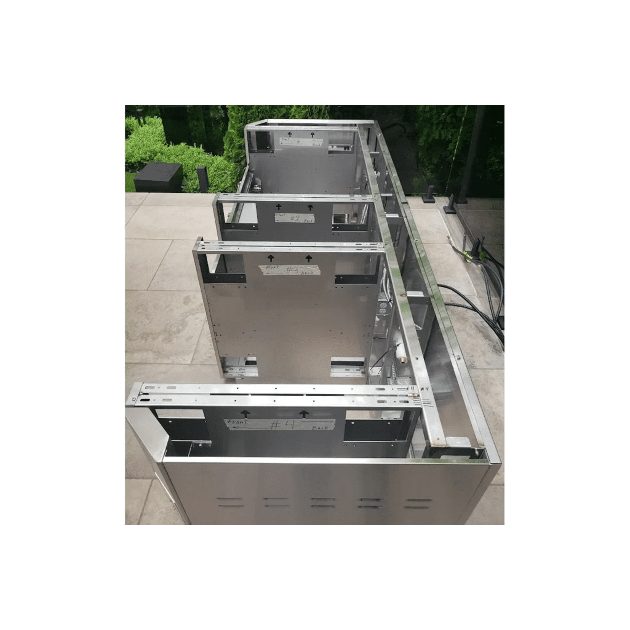 Hestan 12 Ft. GES GE Series Kitchen Island With Side Burner Cutout - GES12 - by Hestan | Buy at Agent BBQ