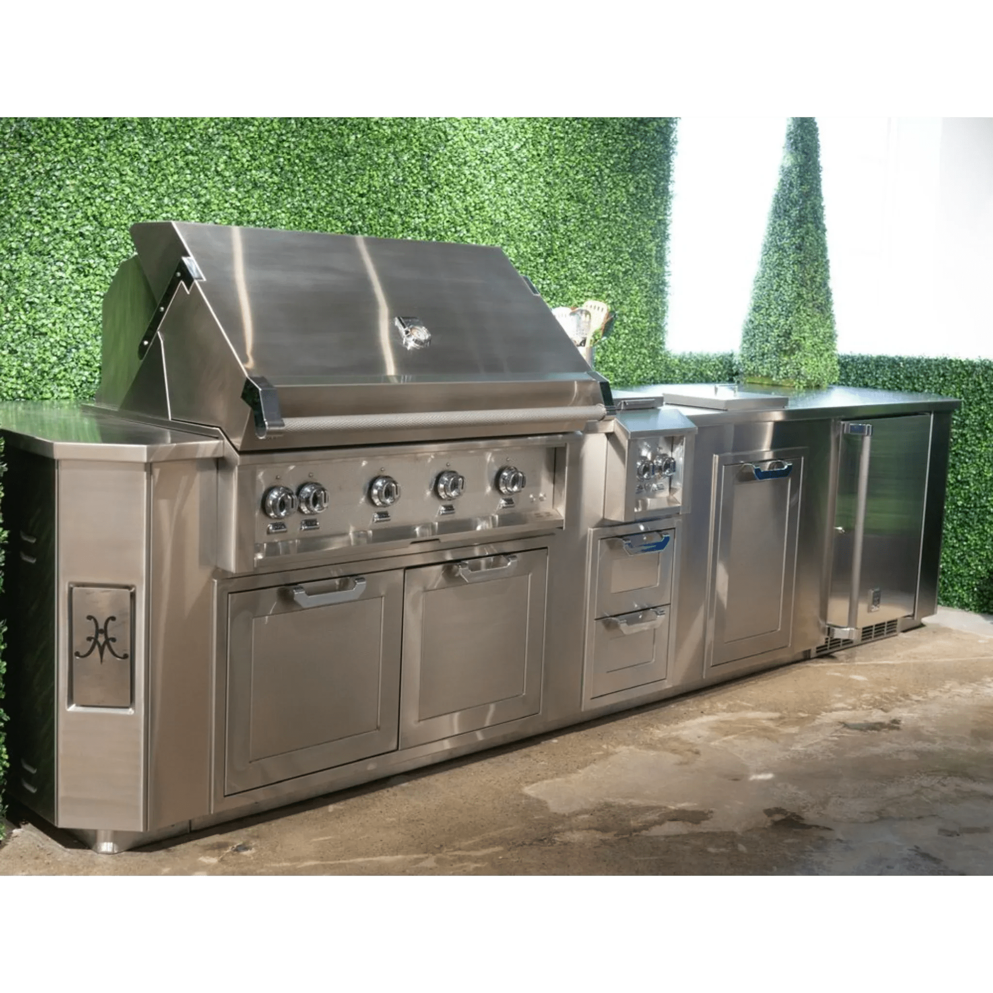Hestan 12 Ft. GES GE Series Kitchen Island With Side Burner Cutout - GES12 - by Hestan | Buy at Agent BBQ