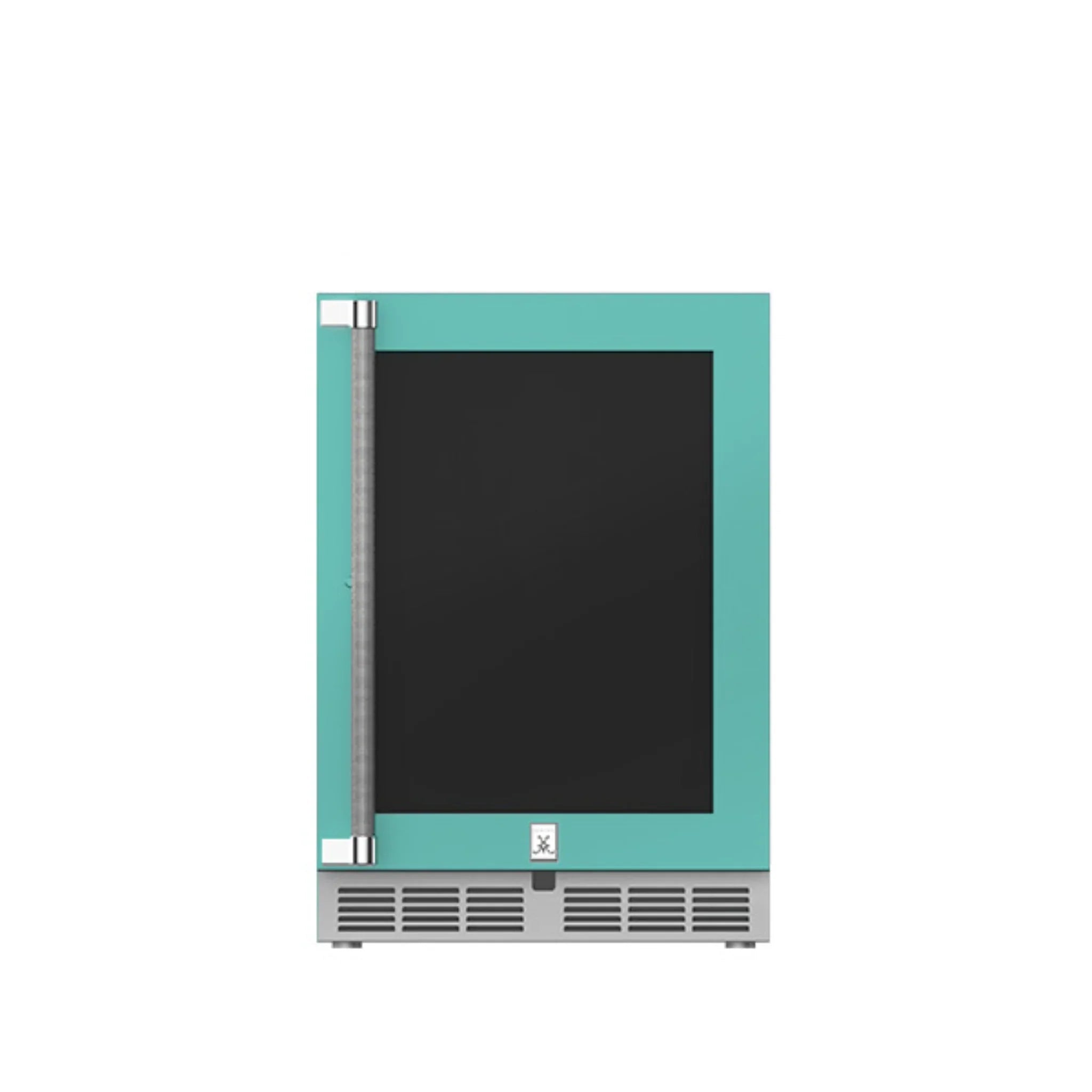 Hestan 24" Outdoor Built - In Refrigerator With Glass Door - GRG24 - by Hestan | Buy at Agent BBQ