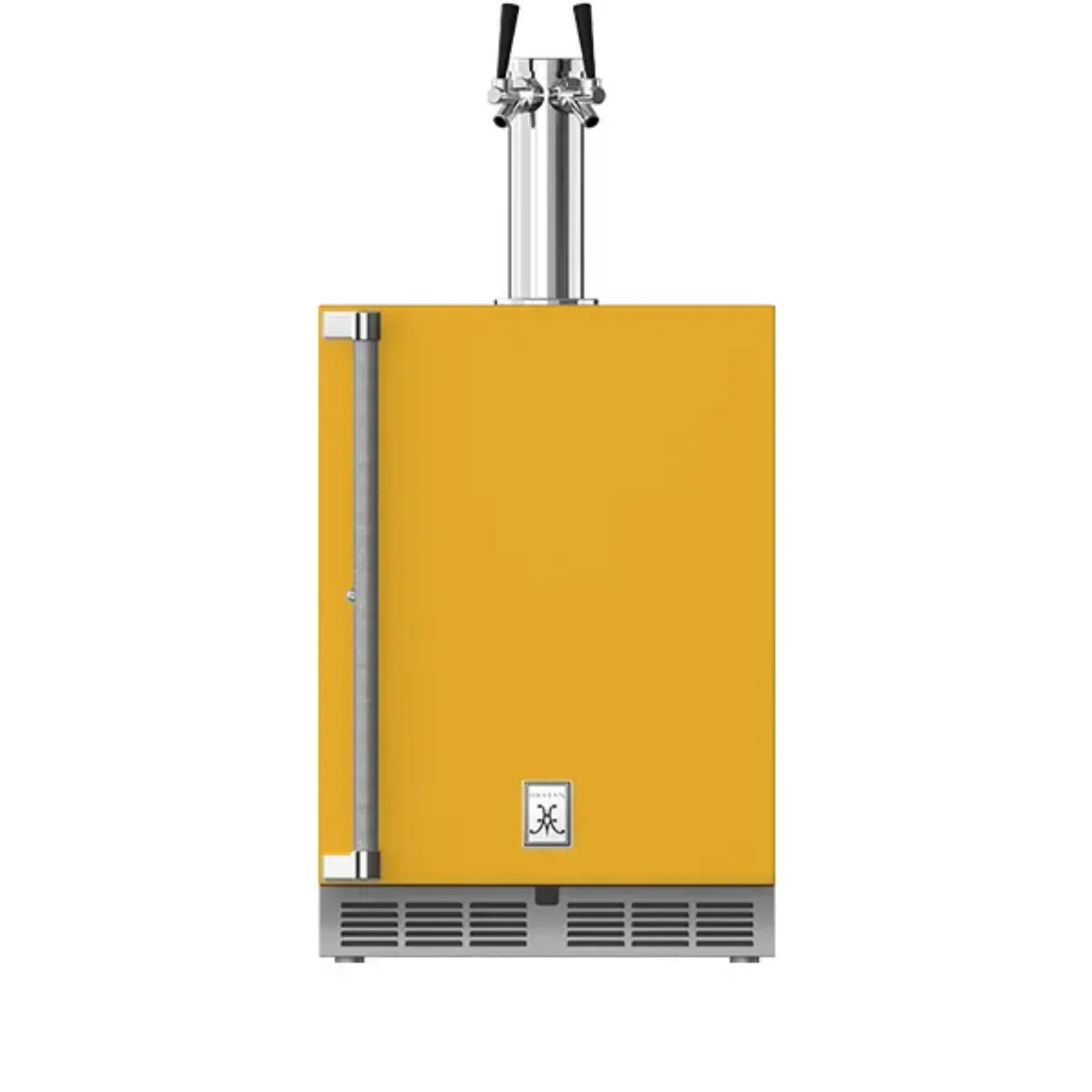 Hestan 24" Outdoor Solid Door Double Faucet Beer Dispenser with Lock - GFDS242 - by Hestan | Buy at Agent BBQ