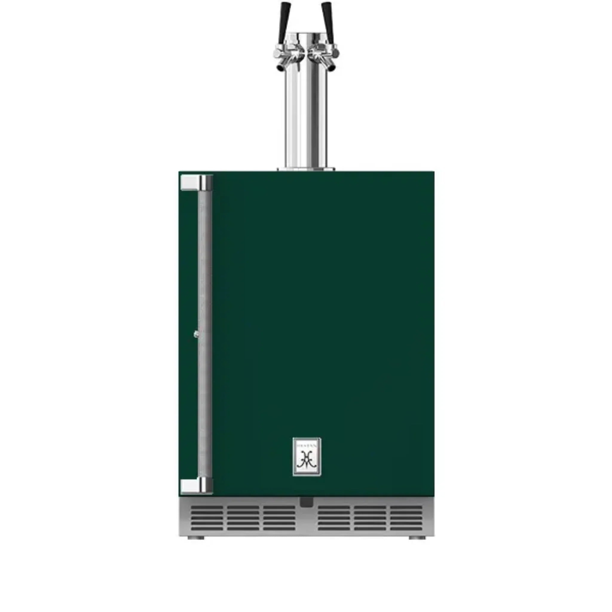 Hestan 24" Outdoor Solid Door Double Faucet Beer Dispenser with Lock - GFDS242 - by Hestan | Buy at Agent BBQ