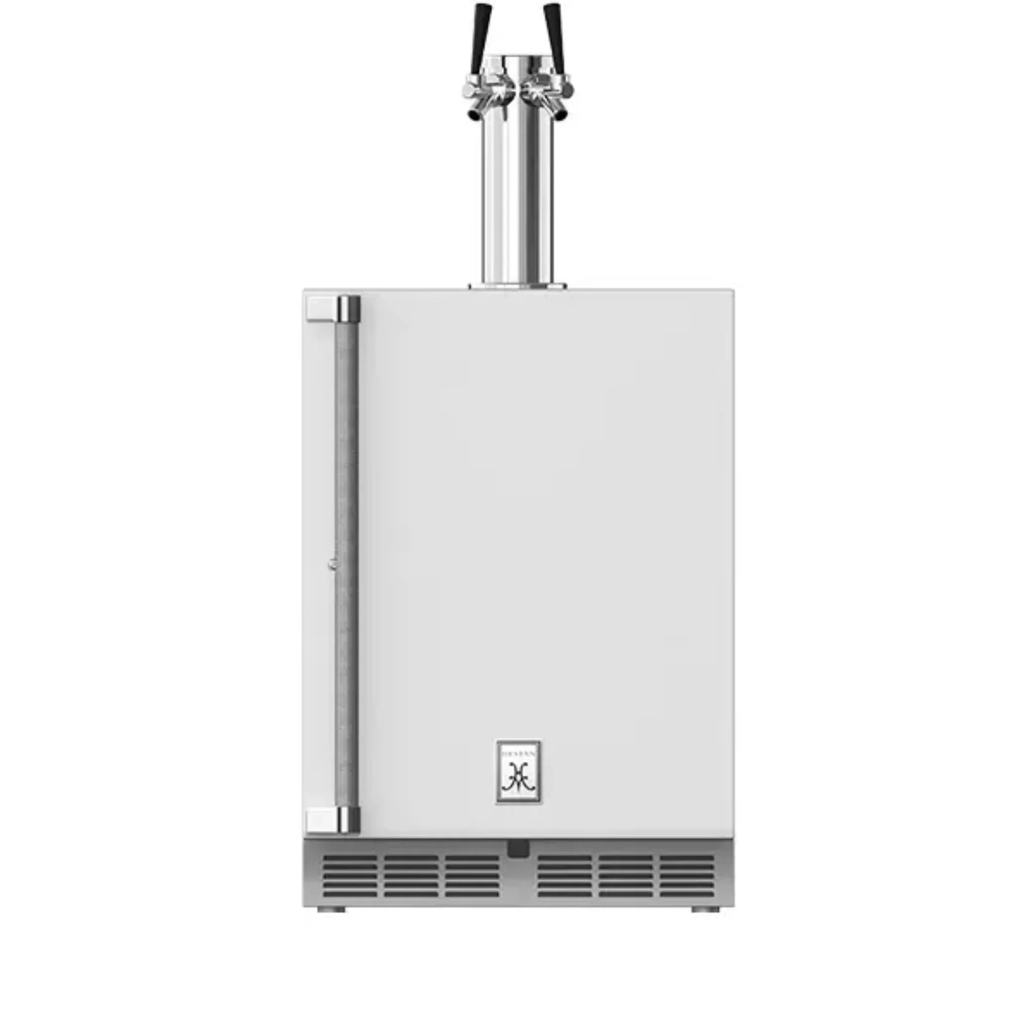 Hestan 24" Outdoor Solid Door Double Faucet Beer Dispenser with Lock - GFDS242 - by Hestan | Buy at Agent BBQ