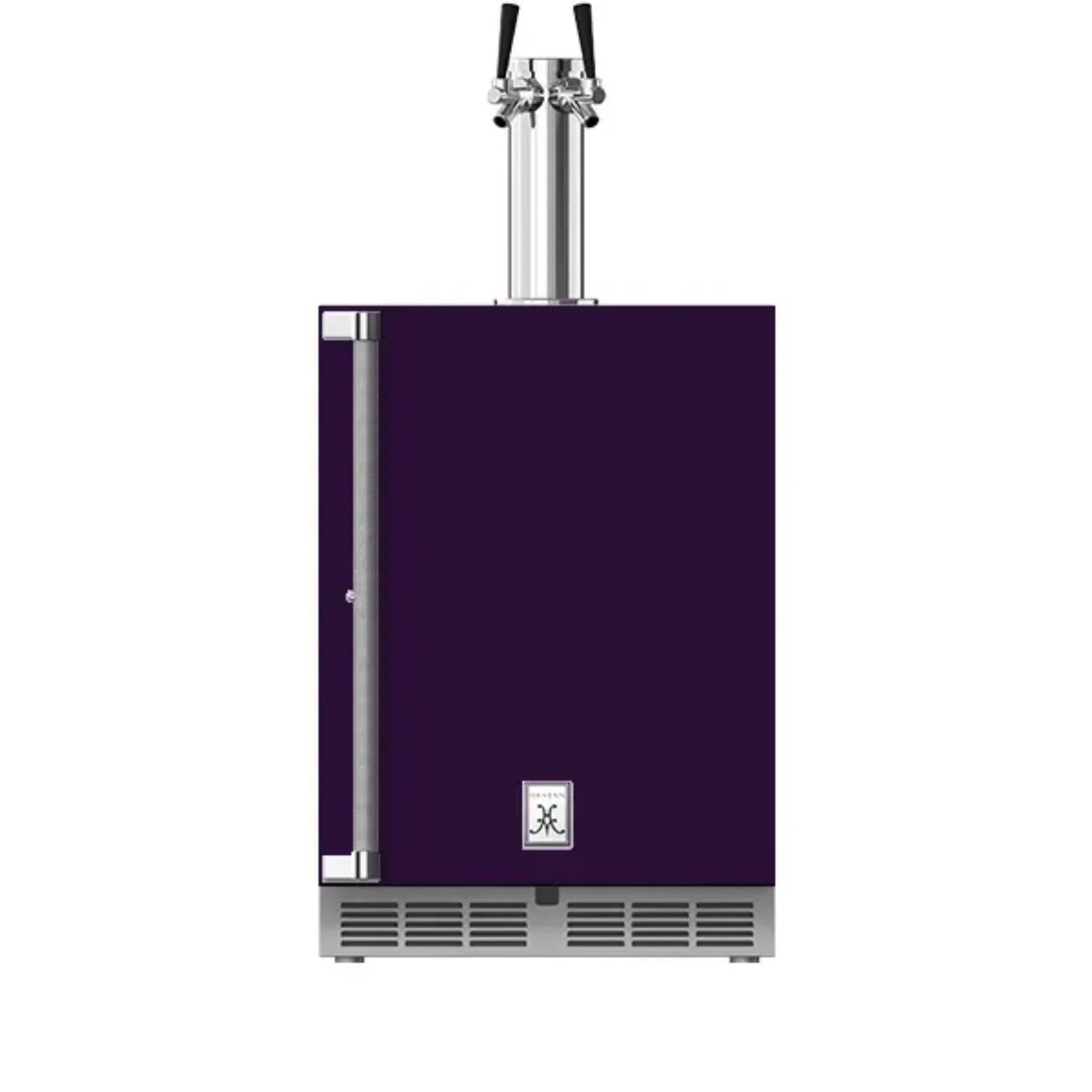 Hestan 24" Outdoor Solid Door Double Faucet Beer Dispenser with Lock - GFDS242 - by Hestan | Buy at Agent BBQ