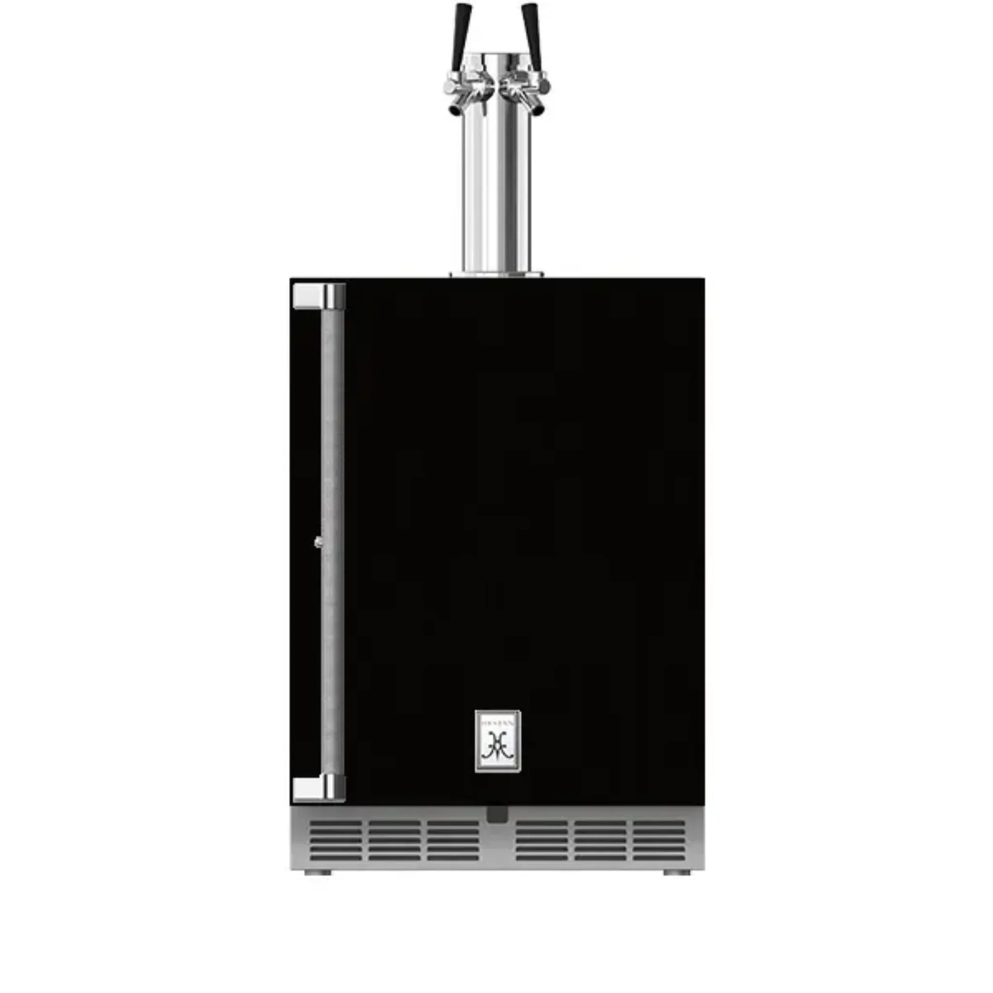 Hestan 24" Outdoor Solid Door Double Faucet Beer Dispenser with Lock - GFDS242 - by Hestan | Buy at Agent BBQ