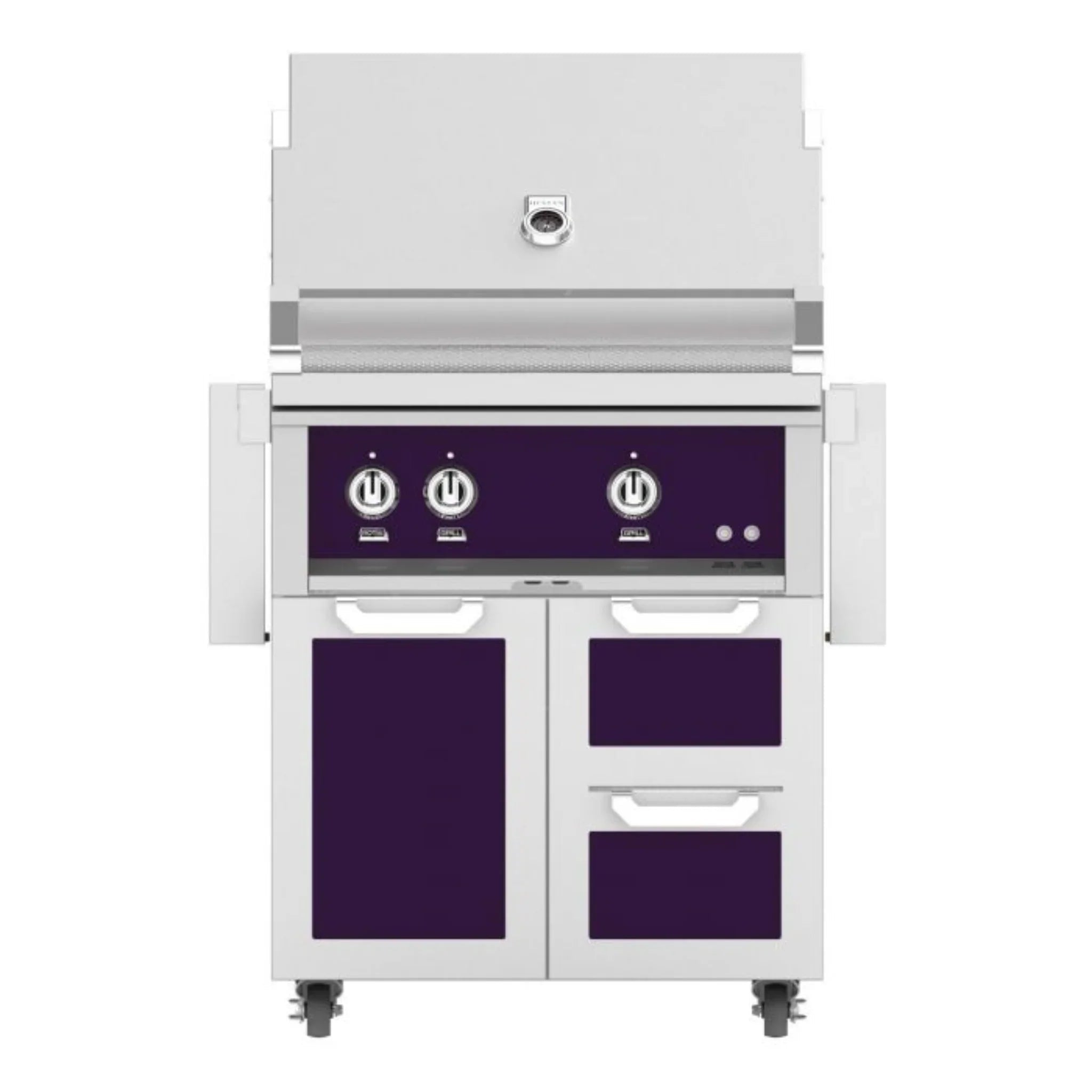 Hestan 30" Freestanding Grill with Door & Double Drawers - GBR30 - GCR30 - by Hestan | Buy at Agent BBQ