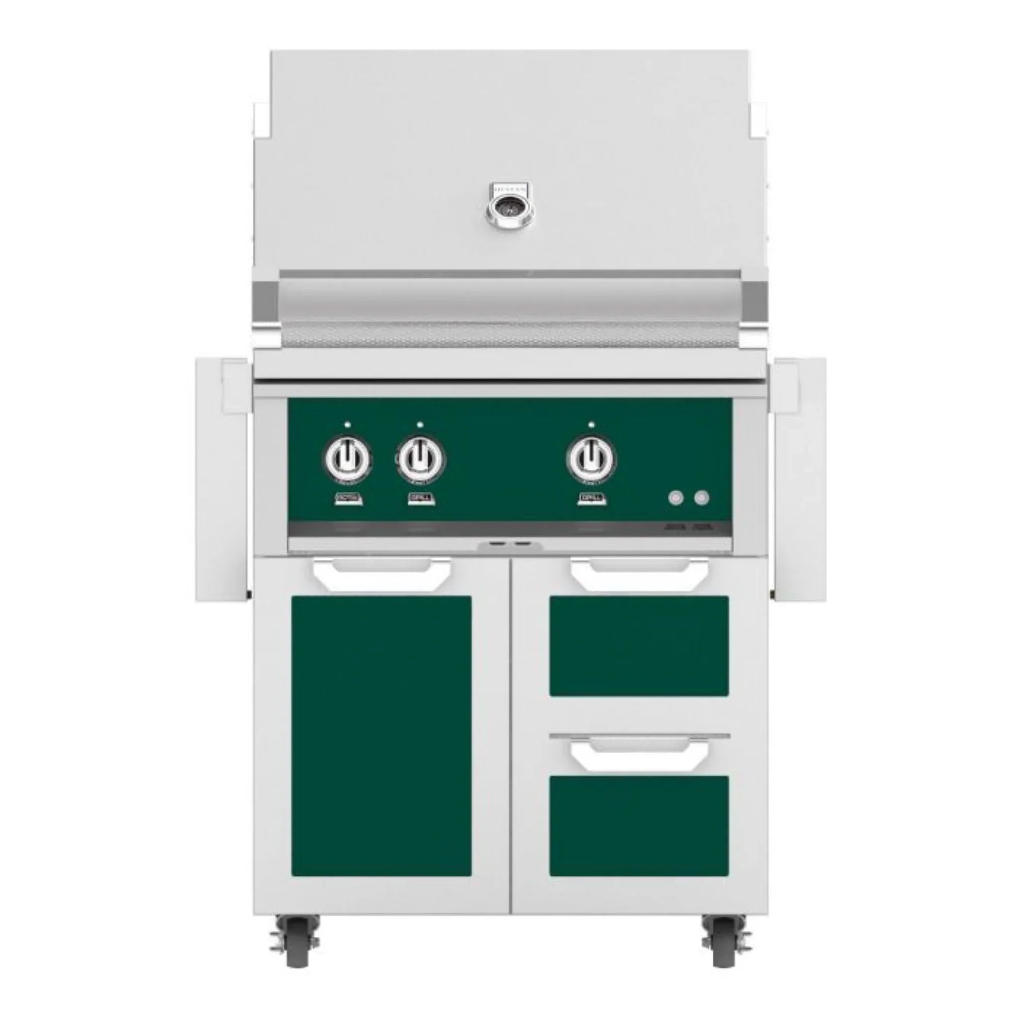Hestan 30" Freestanding Grill with Door & Double Drawers - GBR30 - GCR30 - by Hestan | Buy at Agent BBQ