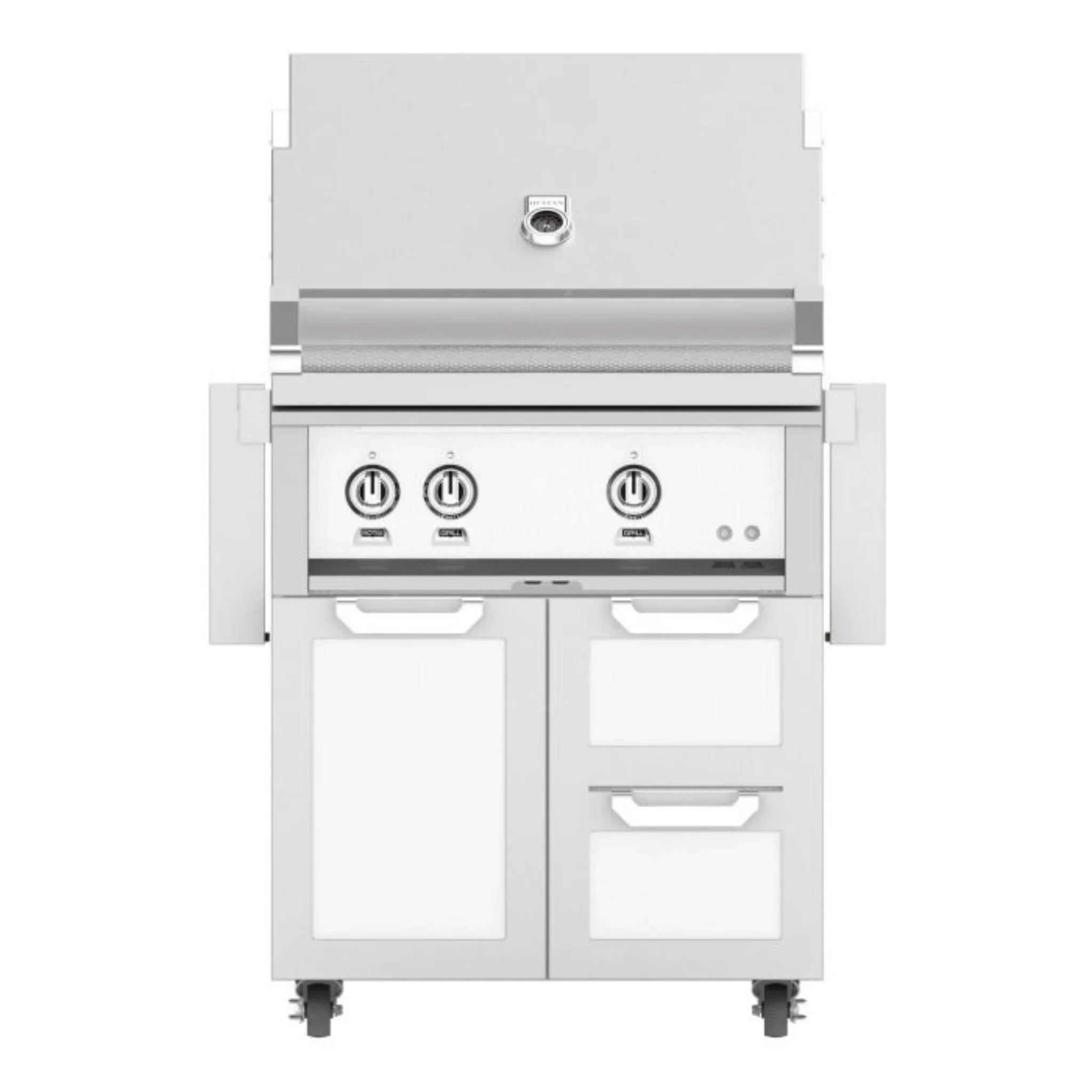 Hestan 30" Freestanding Grill with Door & Double Drawers - GBR30 - GCR30 - by Hestan | Buy at Agent BBQ