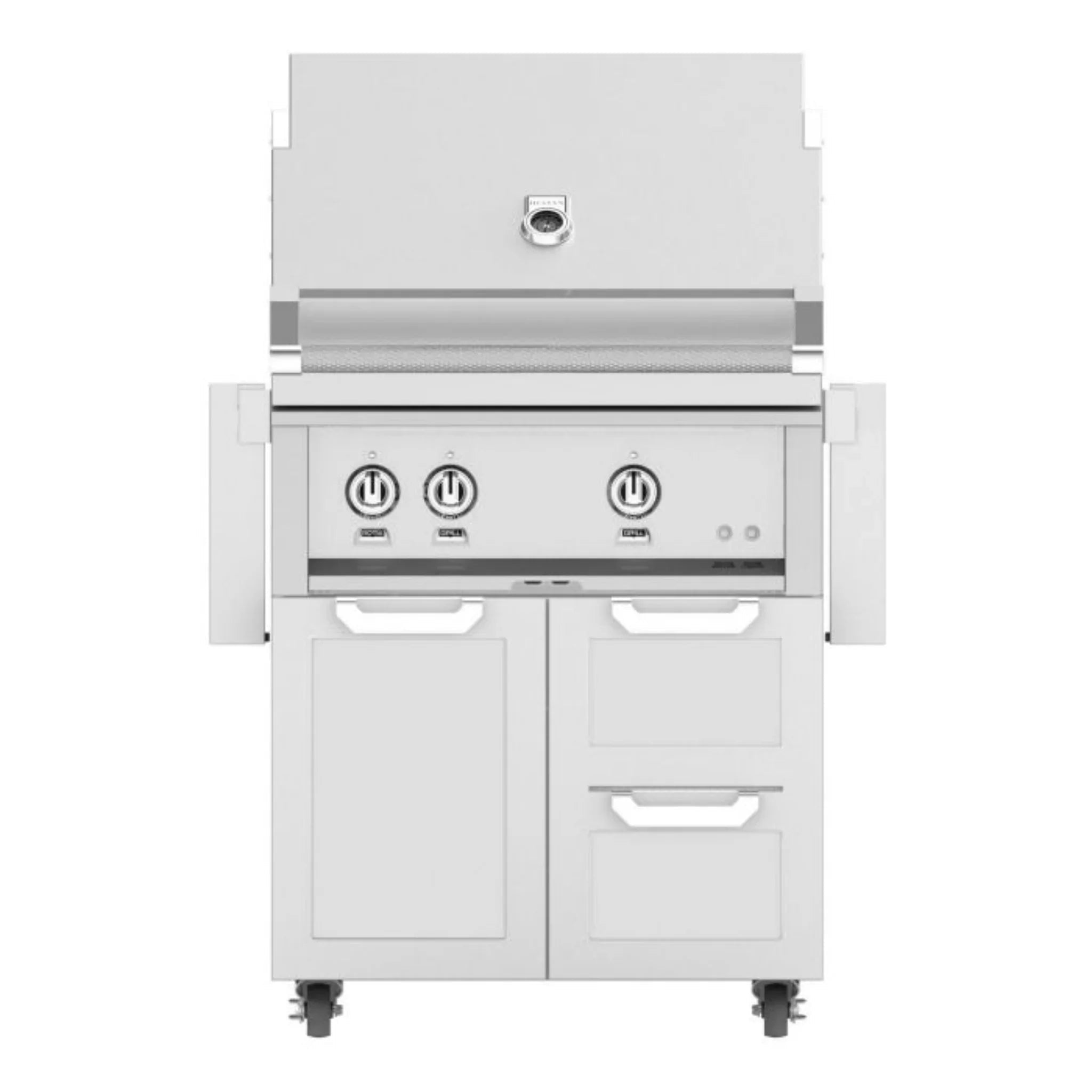 Hestan 30" Freestanding Grill with Door & Double Drawers - GBR30 - GCR30 - by Hestan | Buy at Agent BBQ