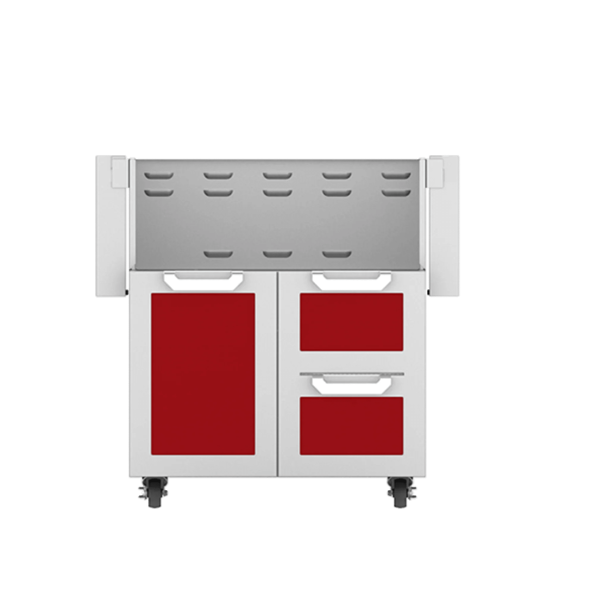 Hestan 30" GCR Series Outdoor Tower Cart with Door & Double Drawer - GCR30 - by Hestan | Buy at Agent BBQ