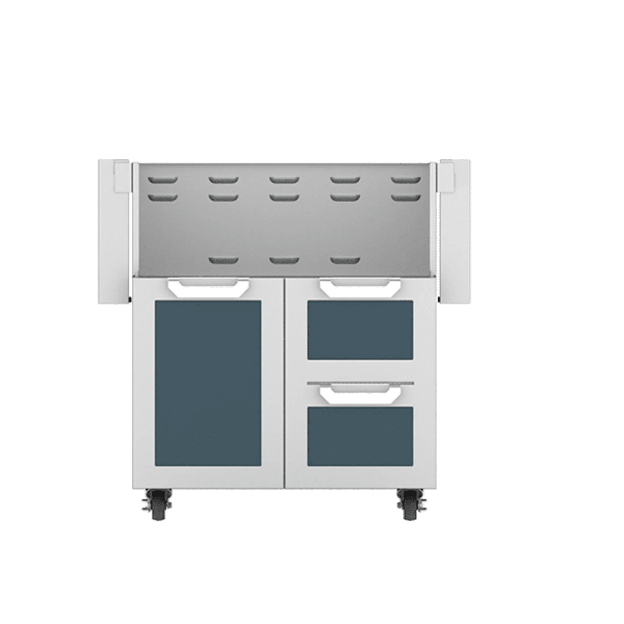 Hestan 30" GCR Series Outdoor Tower Cart with Door & Double Drawer - GCR30 - by Hestan | Buy at Agent BBQ