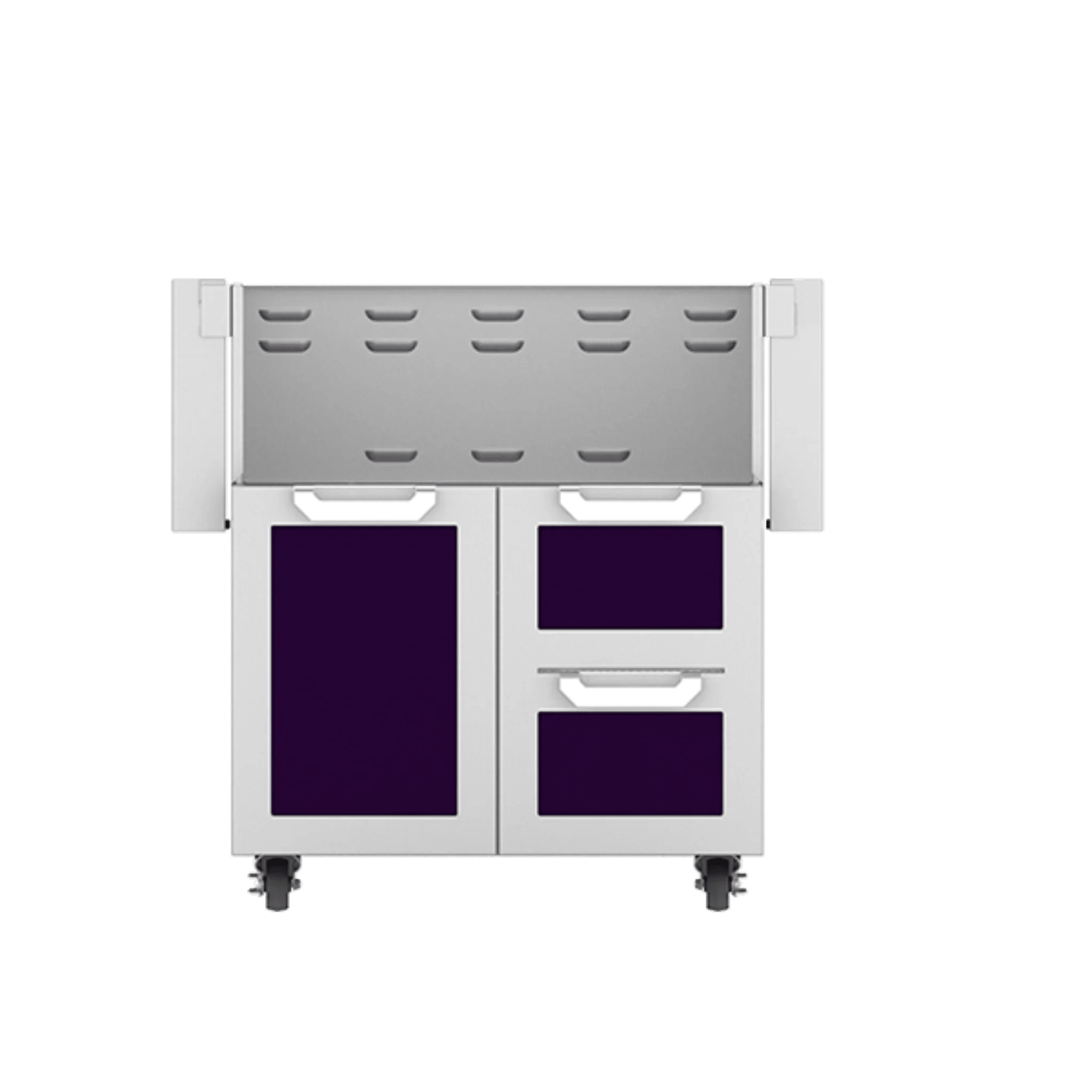 Hestan 30" GCR Series Outdoor Tower Cart with Door & Double Drawer - GCR30 - by Hestan | Buy at Agent BBQ