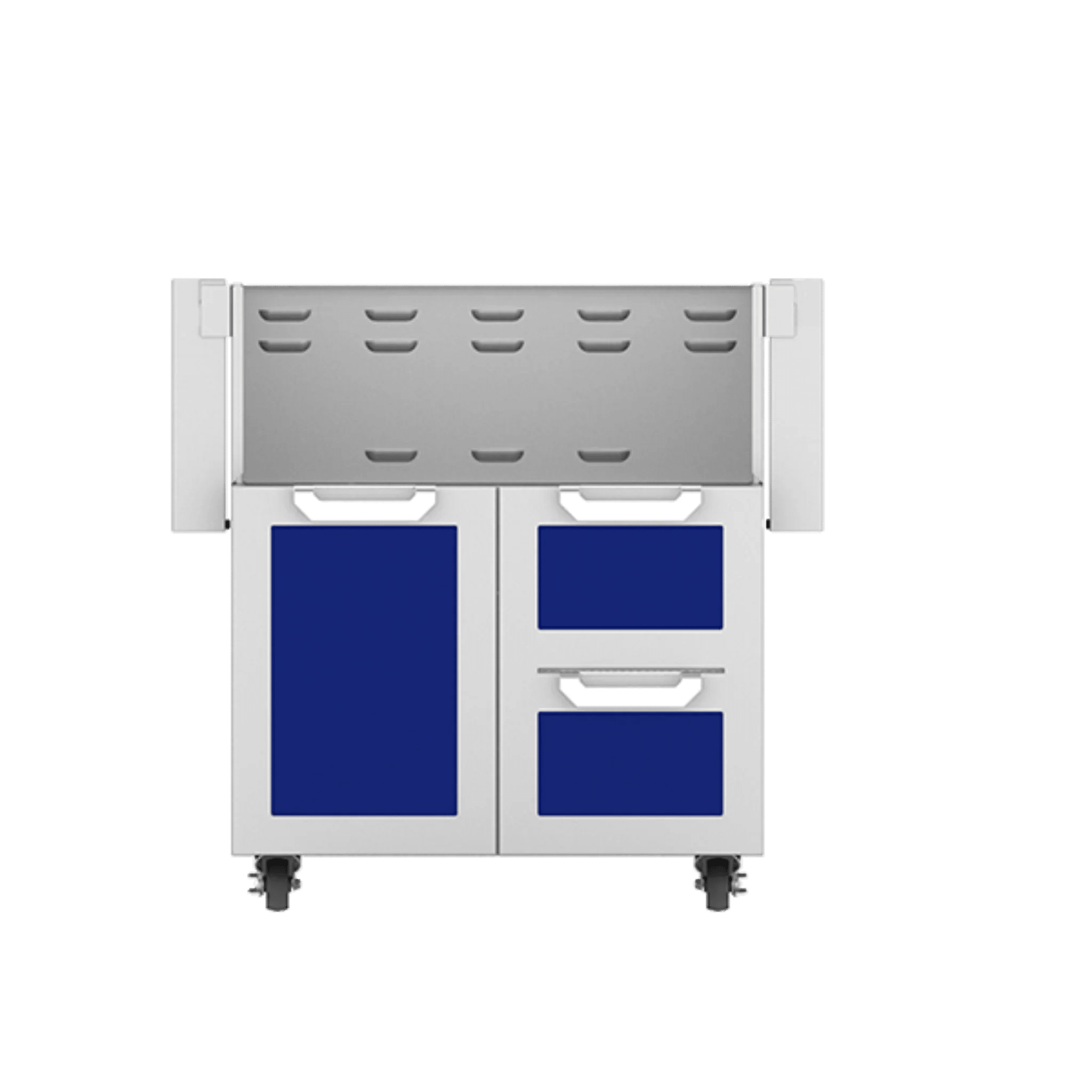 Hestan 30" GCR Series Outdoor Tower Cart with Door & Double Drawer - GCR30 - by Hestan | Buy at Agent BBQ