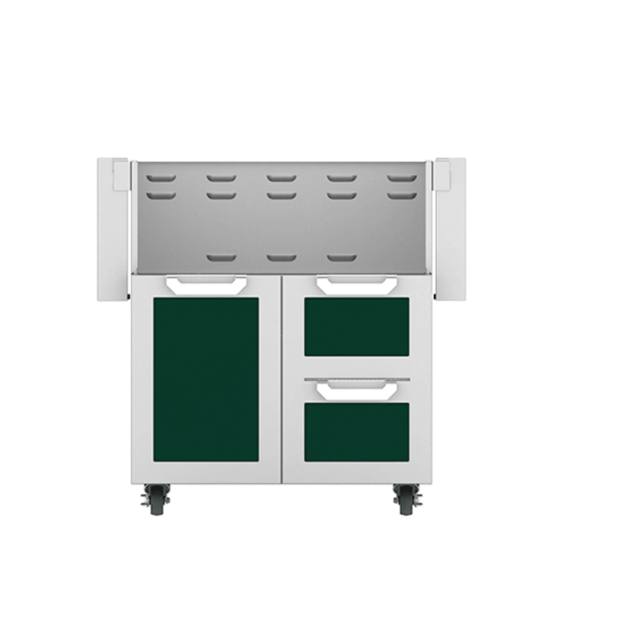 Hestan 30" GCR Series Outdoor Tower Cart with Door & Double Drawer - GCR30 - by Hestan | Buy at Agent BBQ