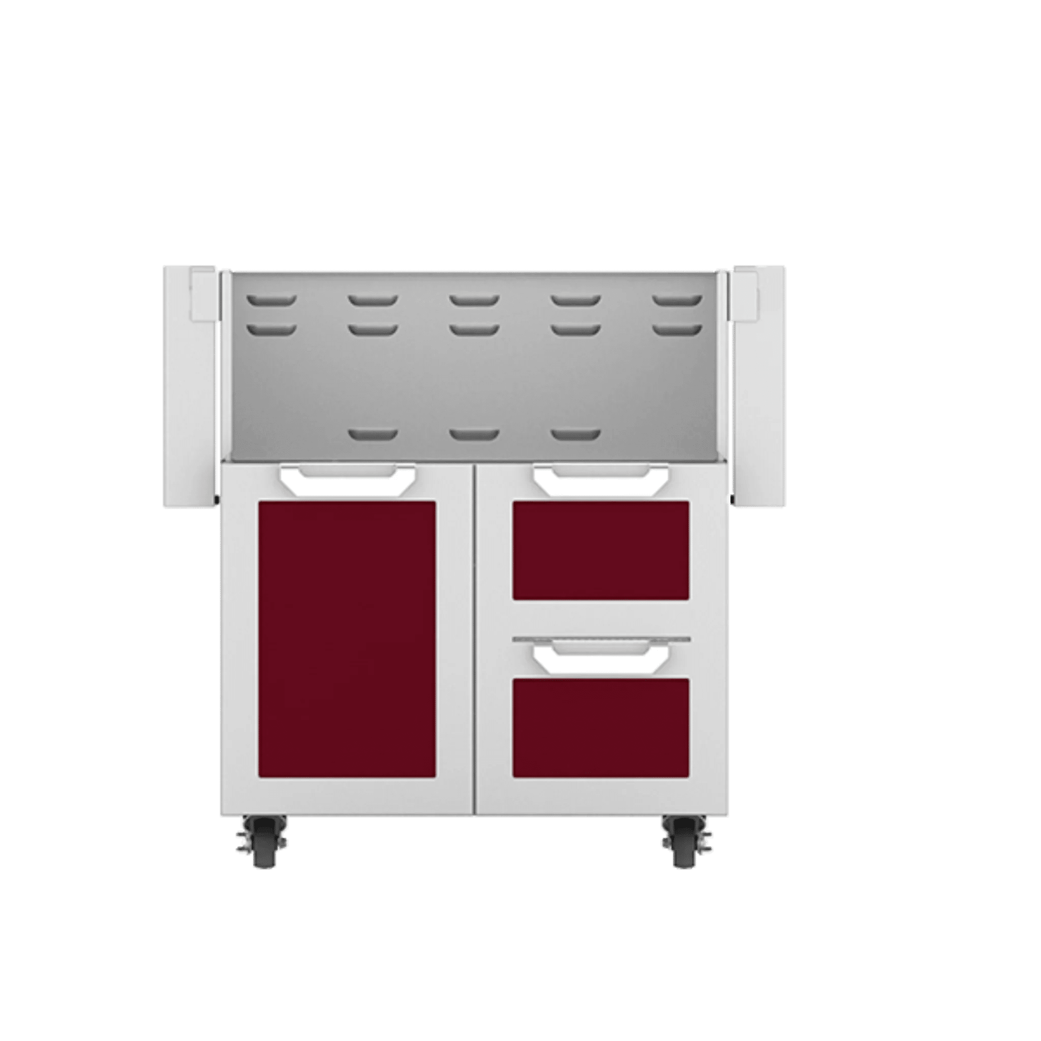 Hestan 30" GCR Series Outdoor Tower Cart with Door & Double Drawer - GCR30 - by Hestan | Buy at Agent BBQ