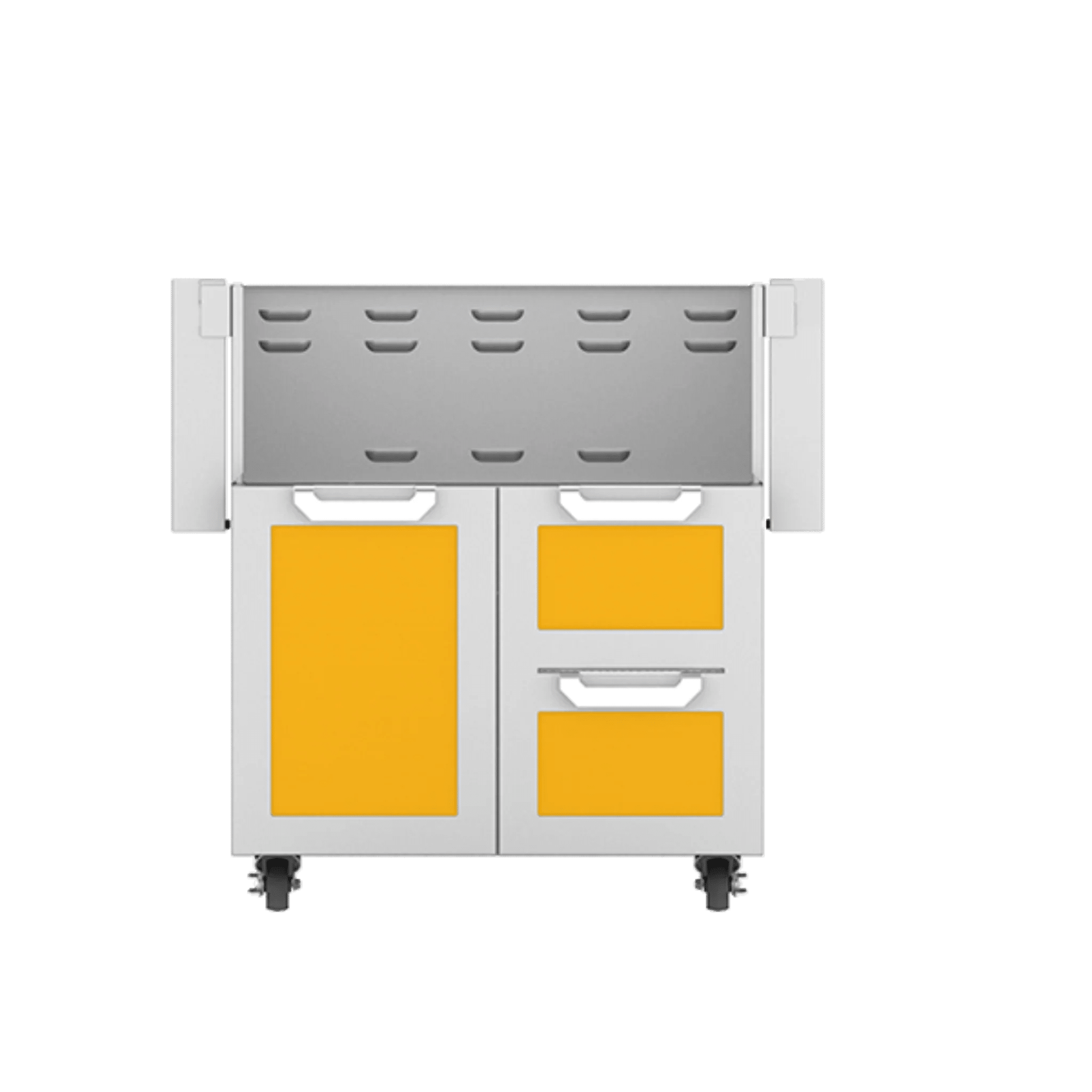 Hestan 30" GCR Series Outdoor Tower Cart with Door & Double Drawer - GCR30 - by Hestan | Buy at Agent BBQ