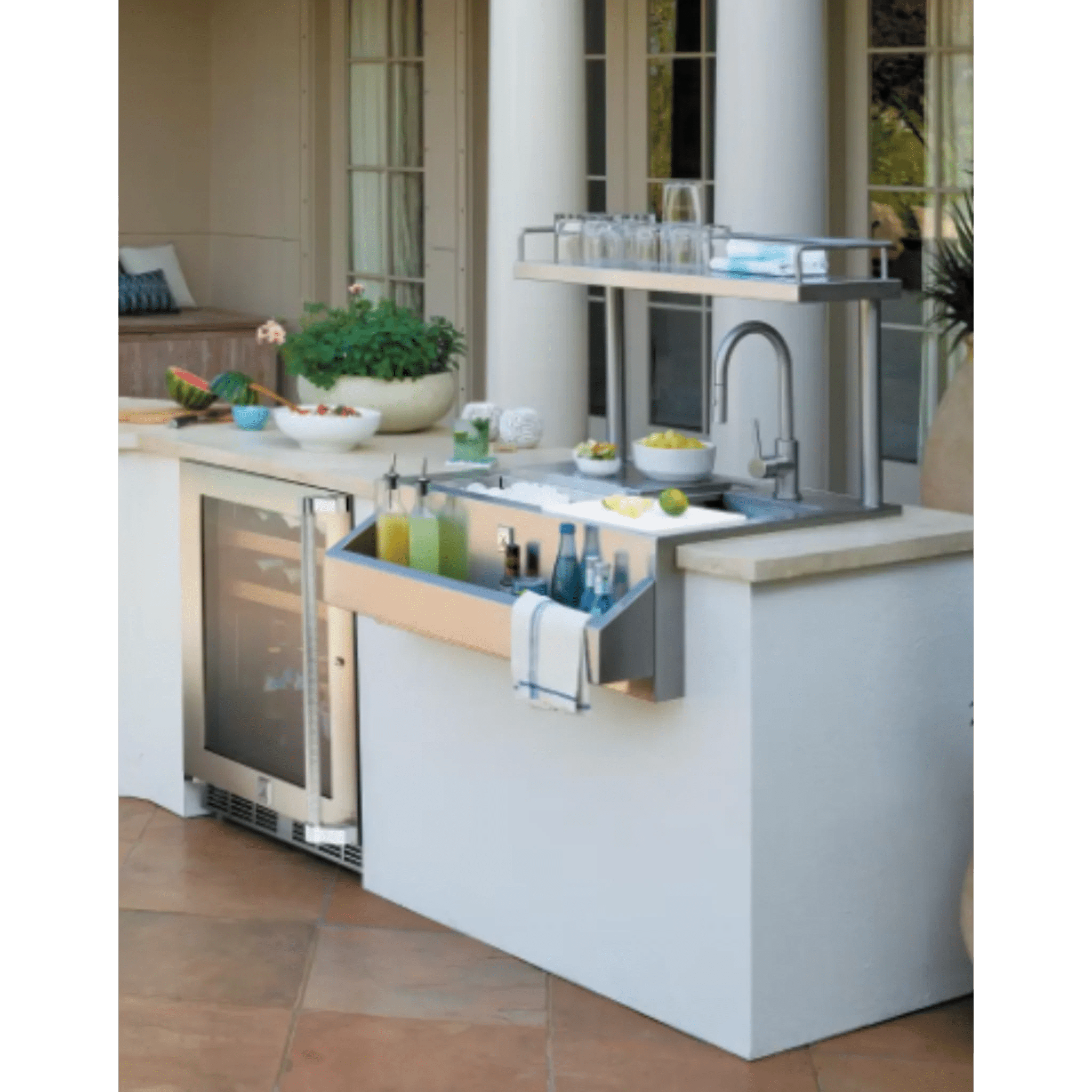 Hestan 30" Refreshment Center with High Shelf - GRCHS30 - by Hestan | Buy at Agent BBQ