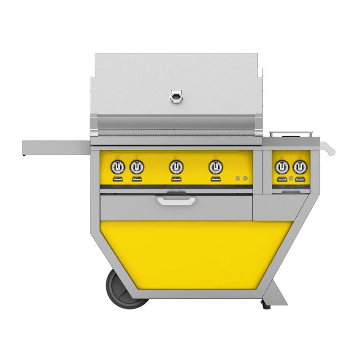 Hestan 36" Deluxe Freestanding Grill With Double Side Burner - GBR36CX2 - by Hestan | Buy at Agent BBQ