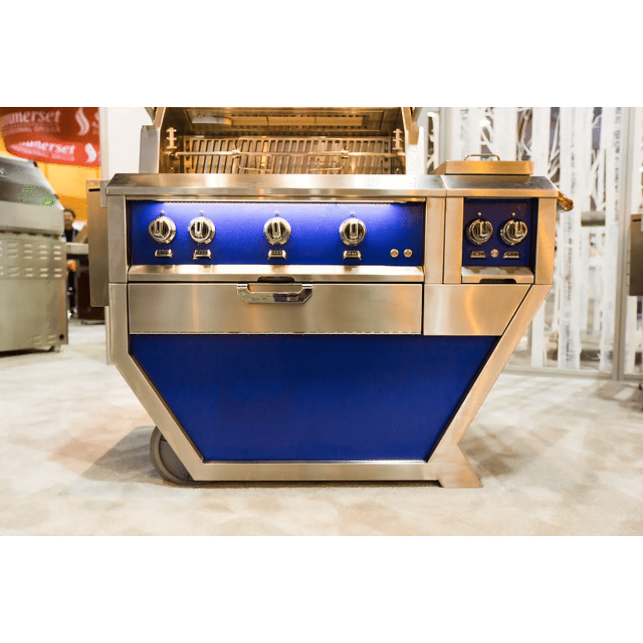 Hestan 36" Deluxe Freestanding Grill With Double Side Burner - GBR36CX2 - by Hestan | Buy at Agent BBQ