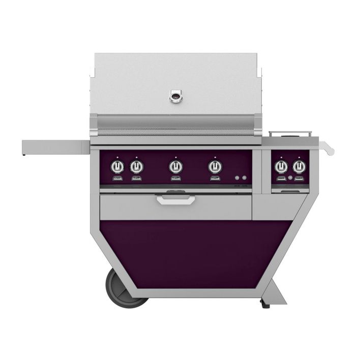 Hestan 36" Deluxe Freestanding Grill With Double Side Burner - GBR36CX2 - by Hestan | Buy at Agent BBQ