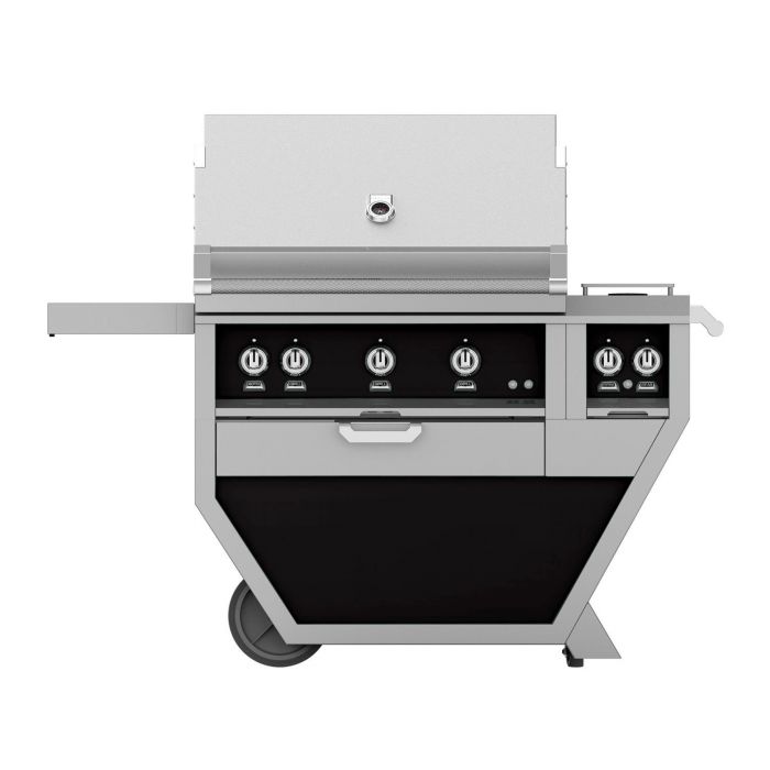 Hestan 36" Deluxe Freestanding Grill With Double Side Burner - GBR36CX2 - by Hestan | Buy at Agent BBQ