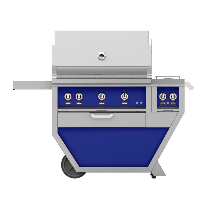 Hestan 36" Deluxe Freestanding Grill With Double Side Burner - GBR36CX2 - by Hestan | Buy at Agent BBQ