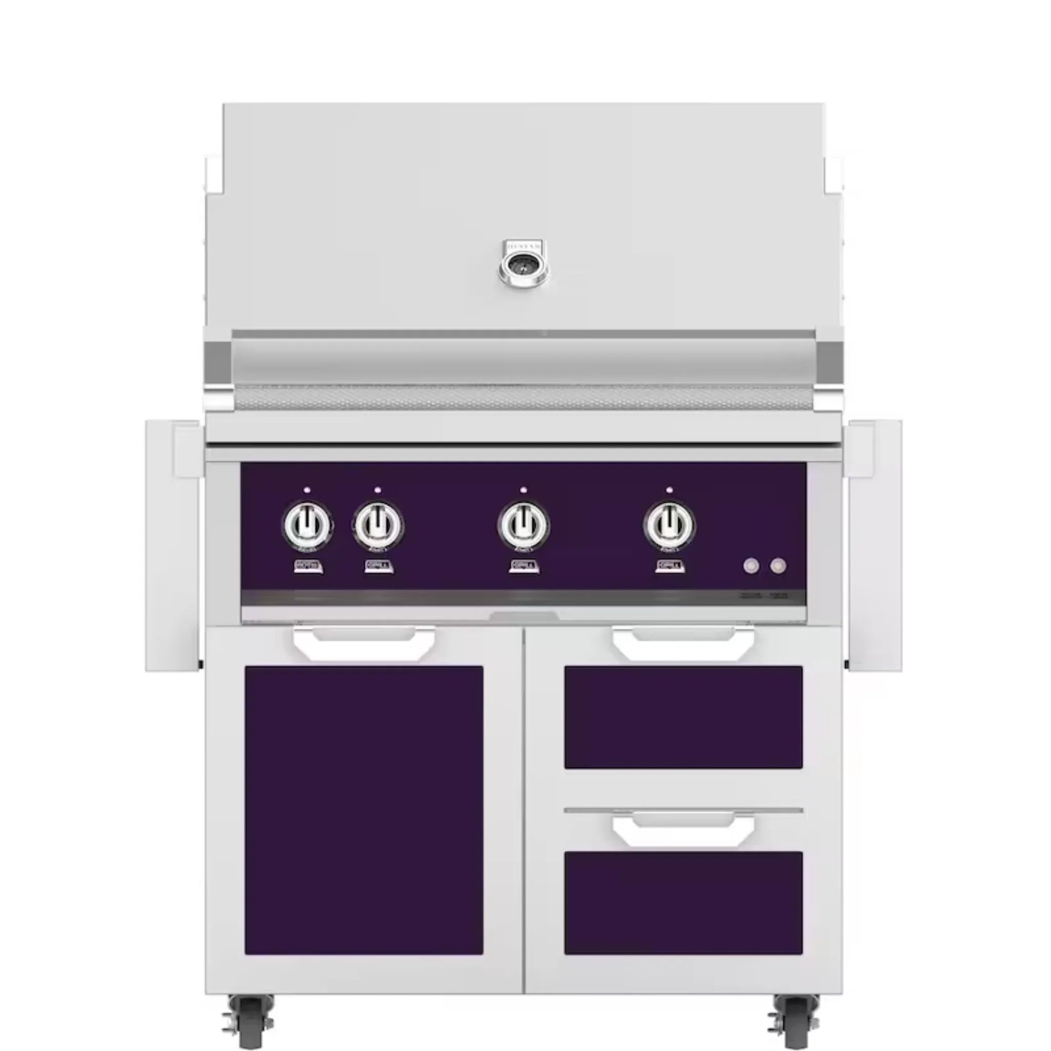 Hestan 36" Freestanding Grill with Door & Double Drawers - GBR36 - GCR36 - by Hestan | Buy at Agent BBQ