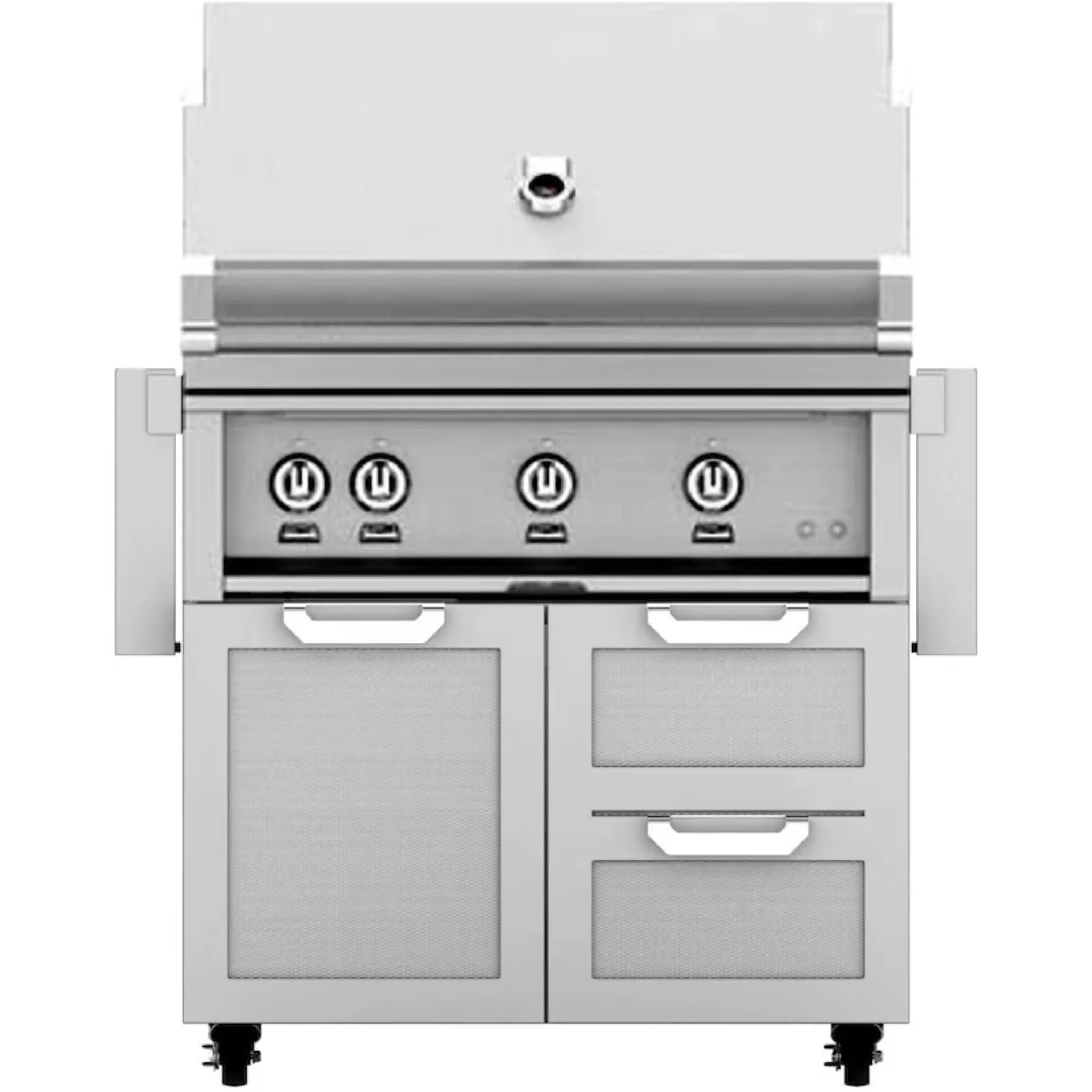 Hestan 36" Freestanding Grill with Door & Double Drawers - GBR36 - GCR36 - by Hestan | Buy at Agent BBQ