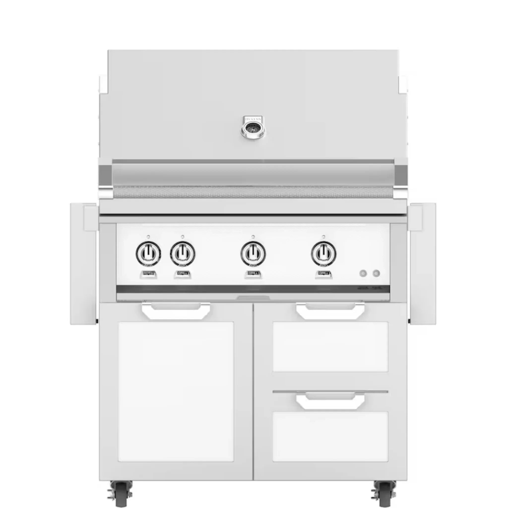 Hestan 36" Freestanding Grill with Door & Double Drawers - GBR36 - GCR36 - by Hestan | Buy at Agent BBQ