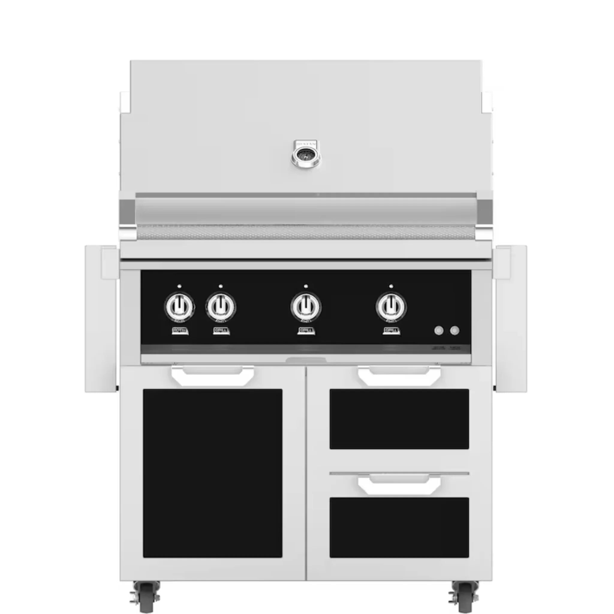Hestan 36" Freestanding Grill with Door & Double Drawers - GBR36 - GCR36 - by Hestan | Buy at Agent BBQ