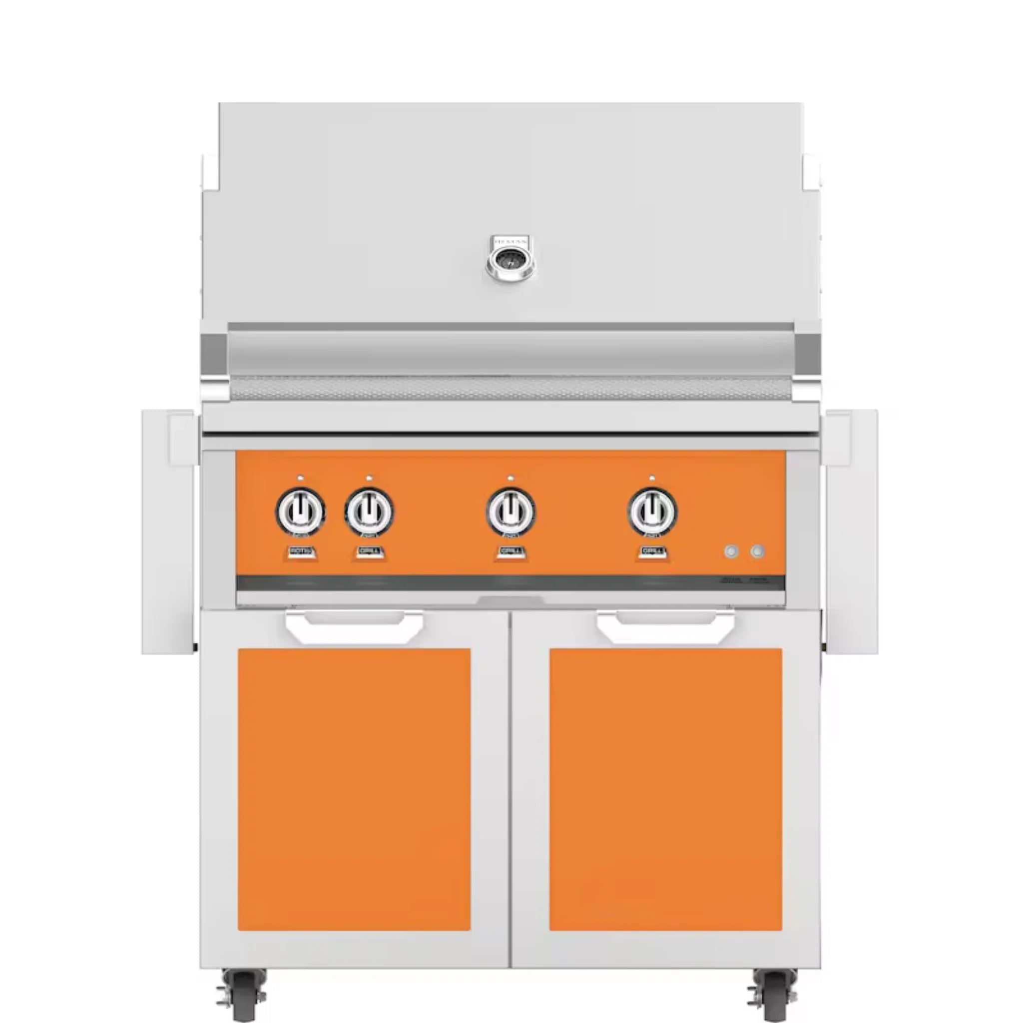 Hestan 36" Freestanding Grill with Double Access Doors - GBR36 - GCD36 - by Hestan | Buy at Agent BBQ