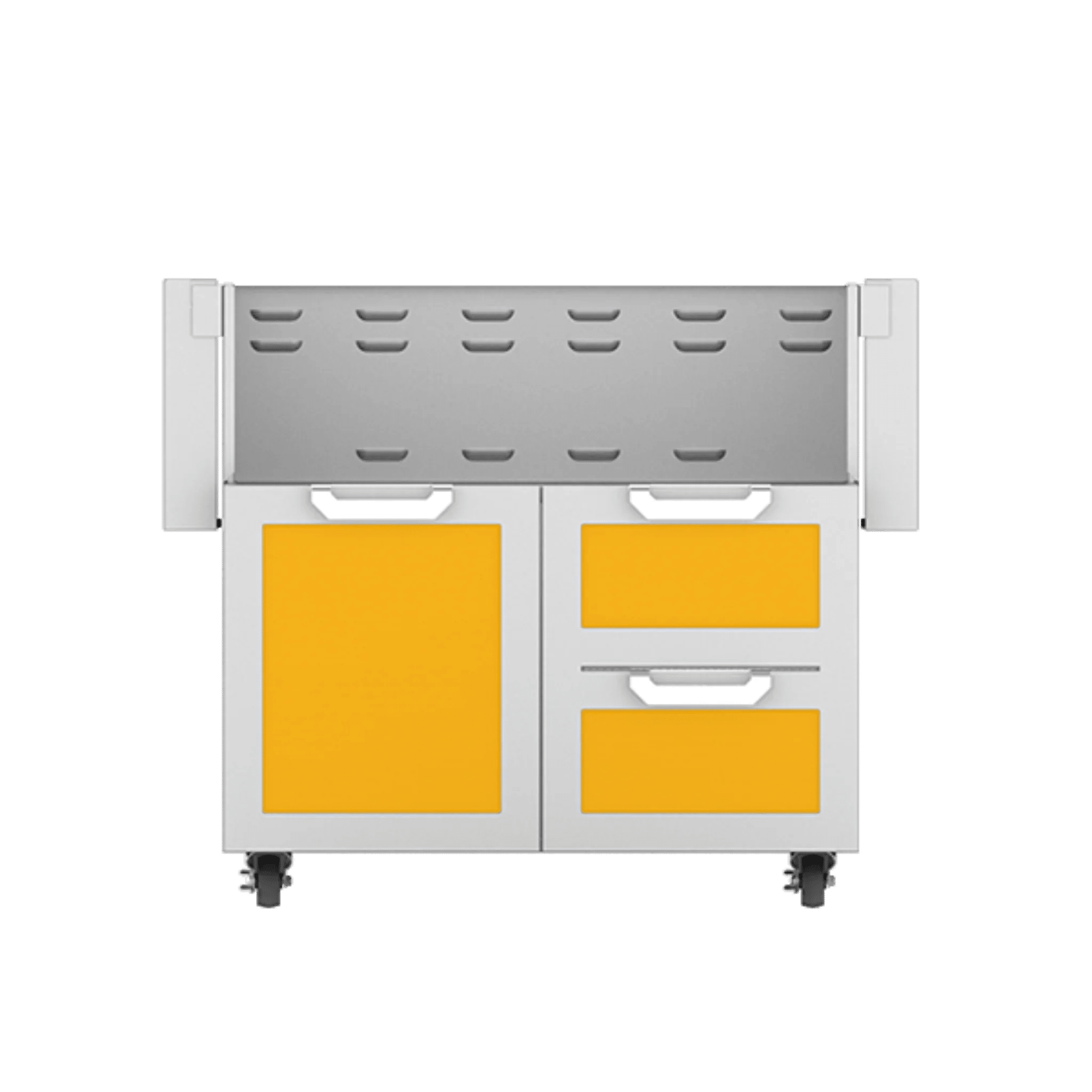 Hestan 36" GCR Series Outdoor Tower Cart with Door & Double Drawer - GCR36 - by Hestan | Buy at Agent BBQ