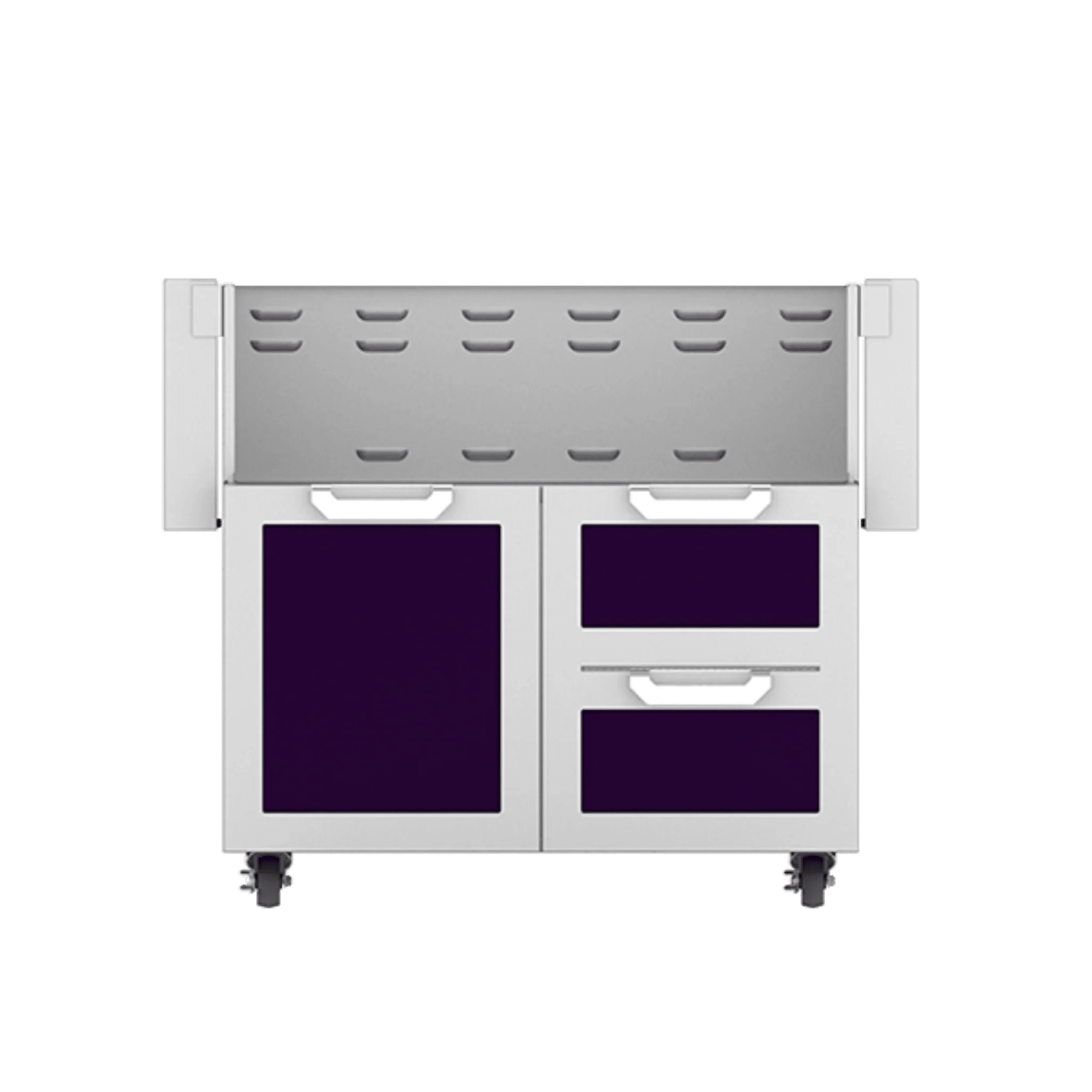 Hestan 36" GCR Series Outdoor Tower Cart with Door & Double Drawer - GCR36 - by Hestan | Buy at Agent BBQ