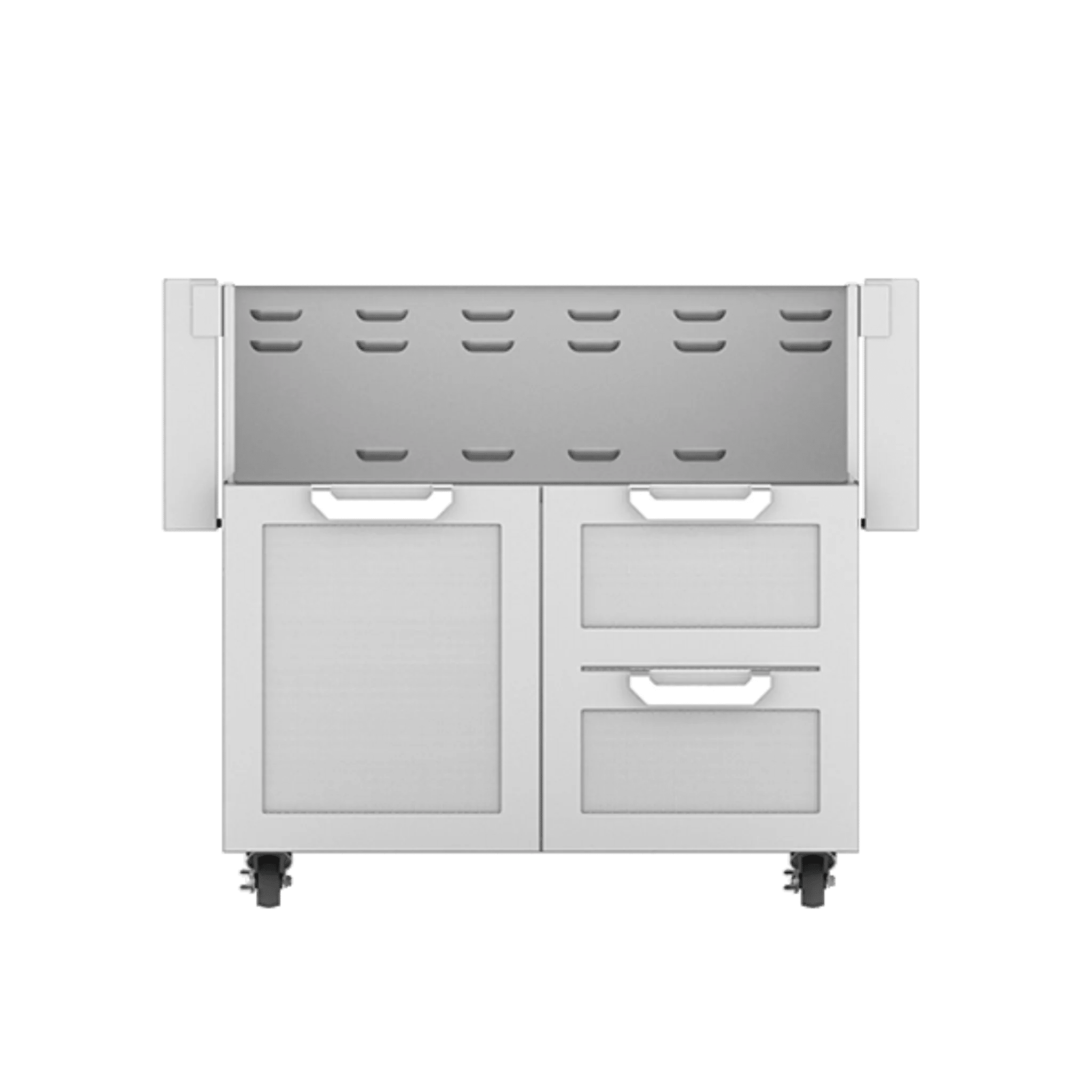 Hestan 36" GCR Series Outdoor Tower Cart with Door & Double Drawer - GCR36 - by Hestan | Buy at Agent BBQ