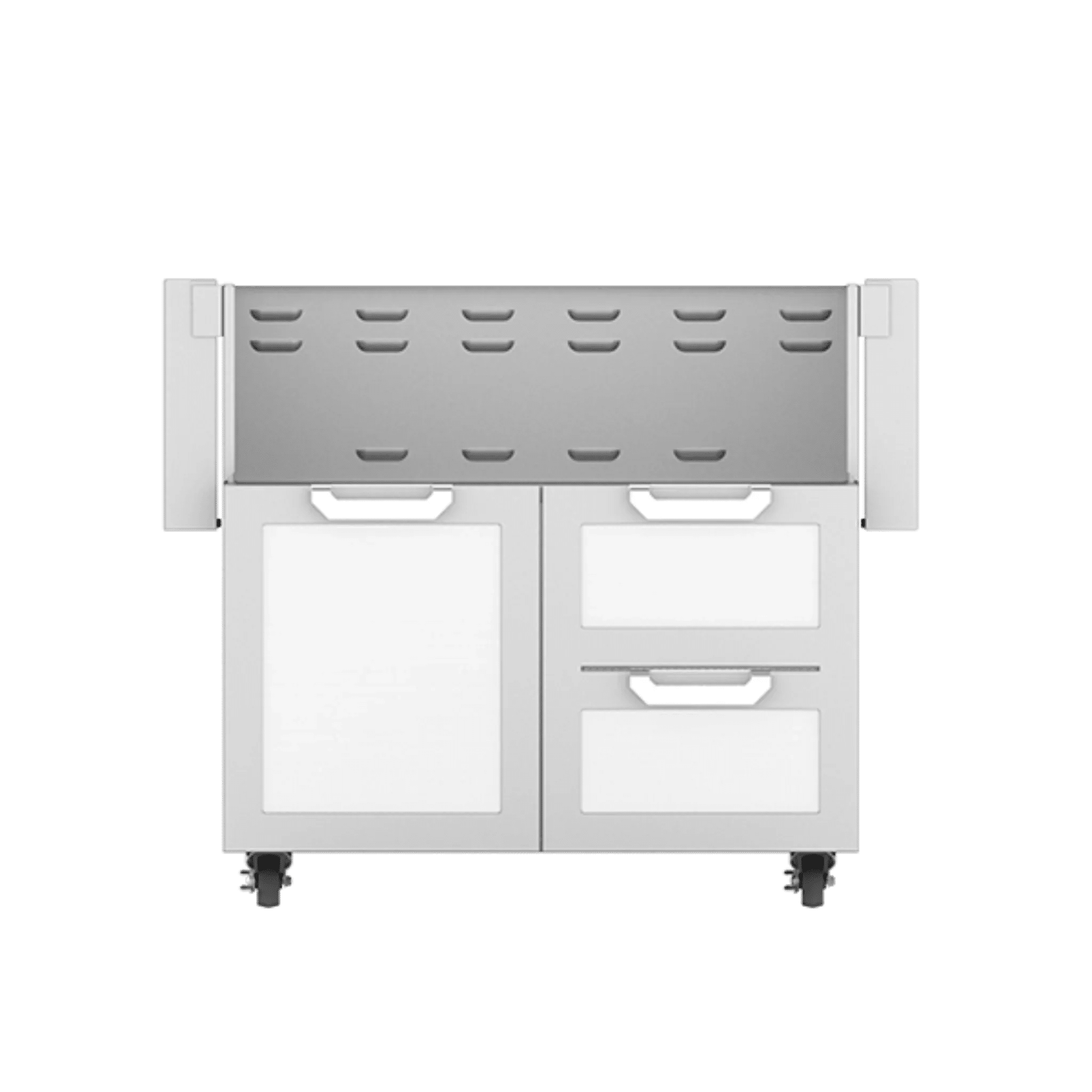 Hestan 36" GCR Series Outdoor Tower Cart with Door & Double Drawer - GCR36 - by Hestan | Buy at Agent BBQ