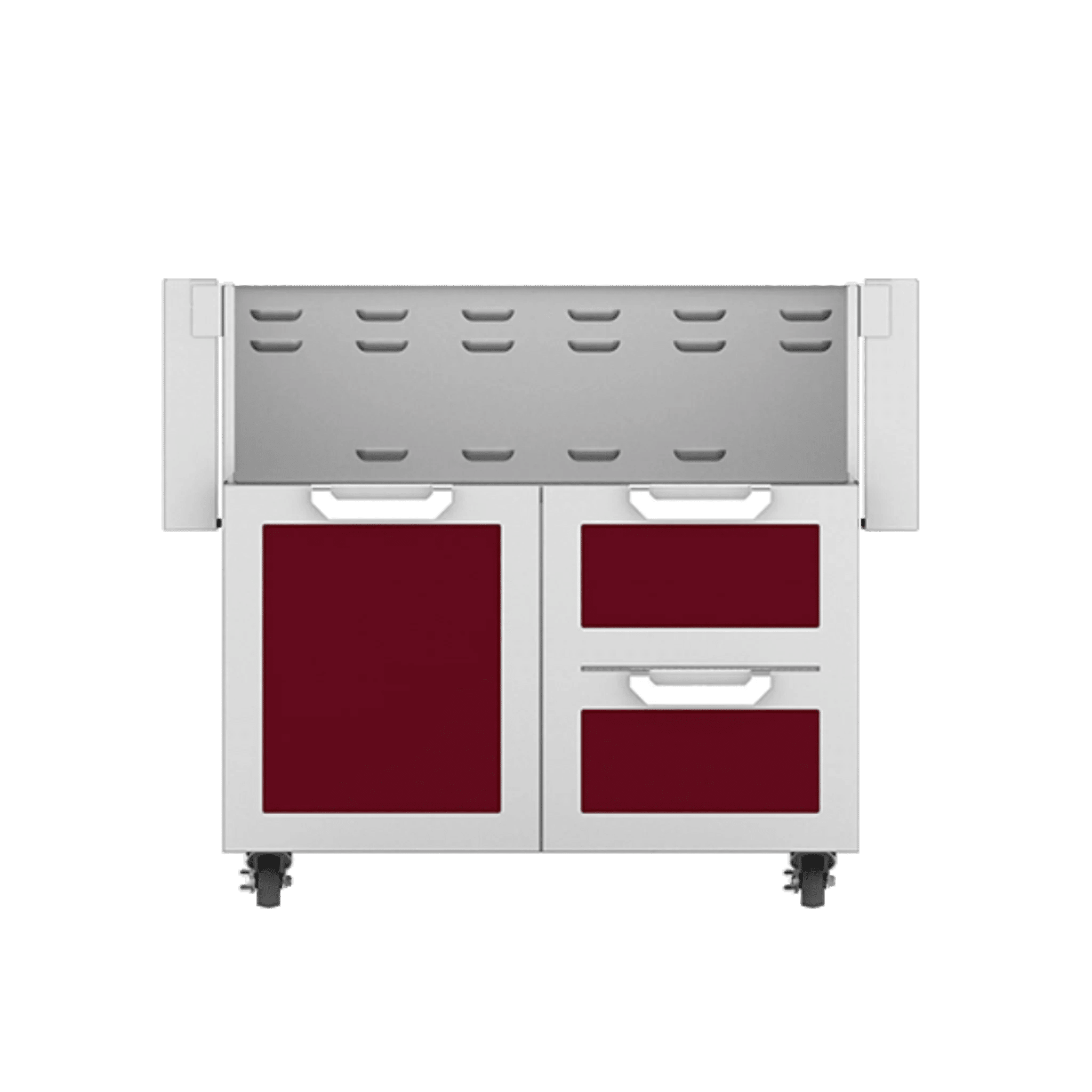 Hestan 36" GCR Series Outdoor Tower Cart with Door & Double Drawer - GCR36 - by Hestan | Buy at Agent BBQ