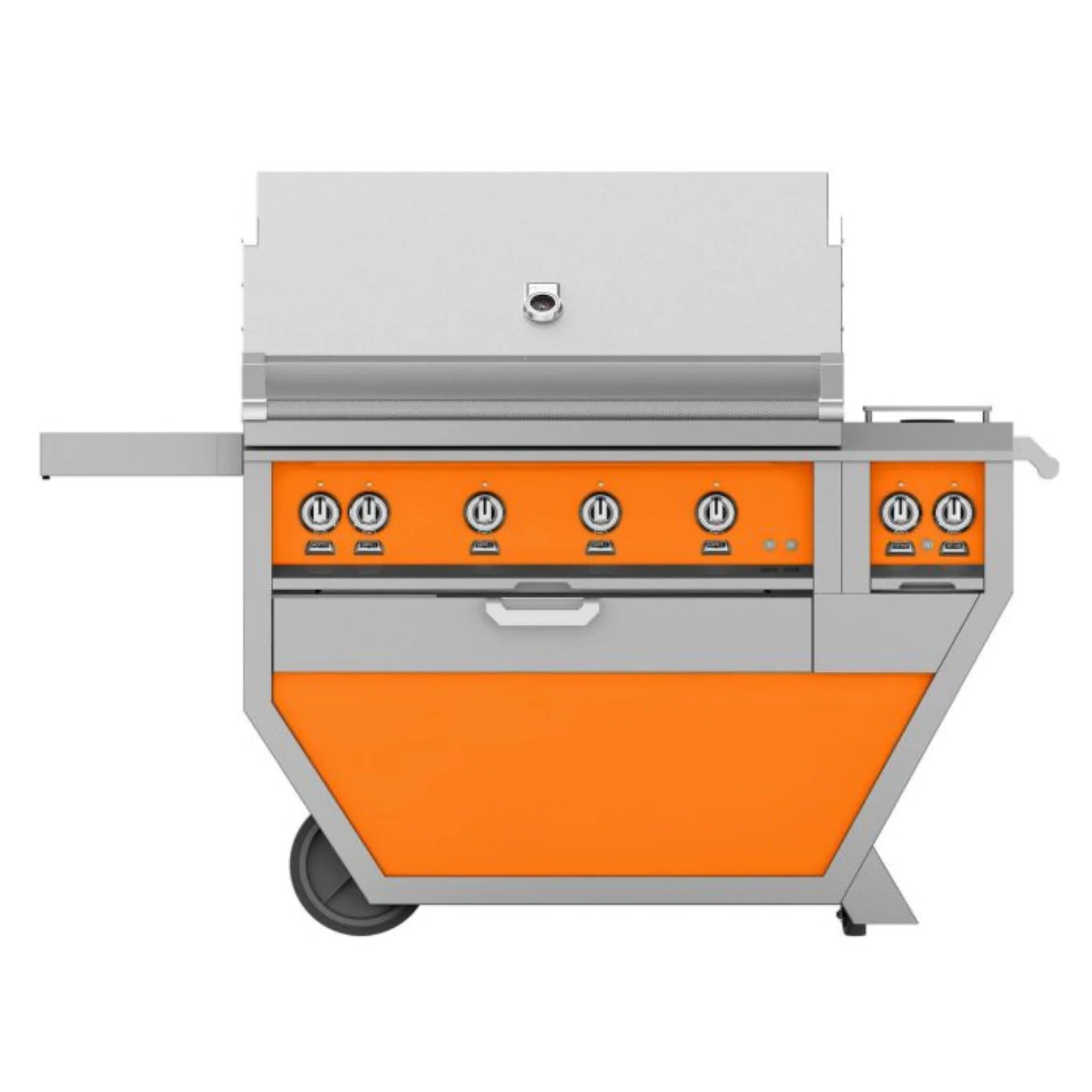 Hestan 42" Deluxe Freestanding Grill with Double Side Burner - GBR42CX2 - by Hestan | Buy at Agent BBQ