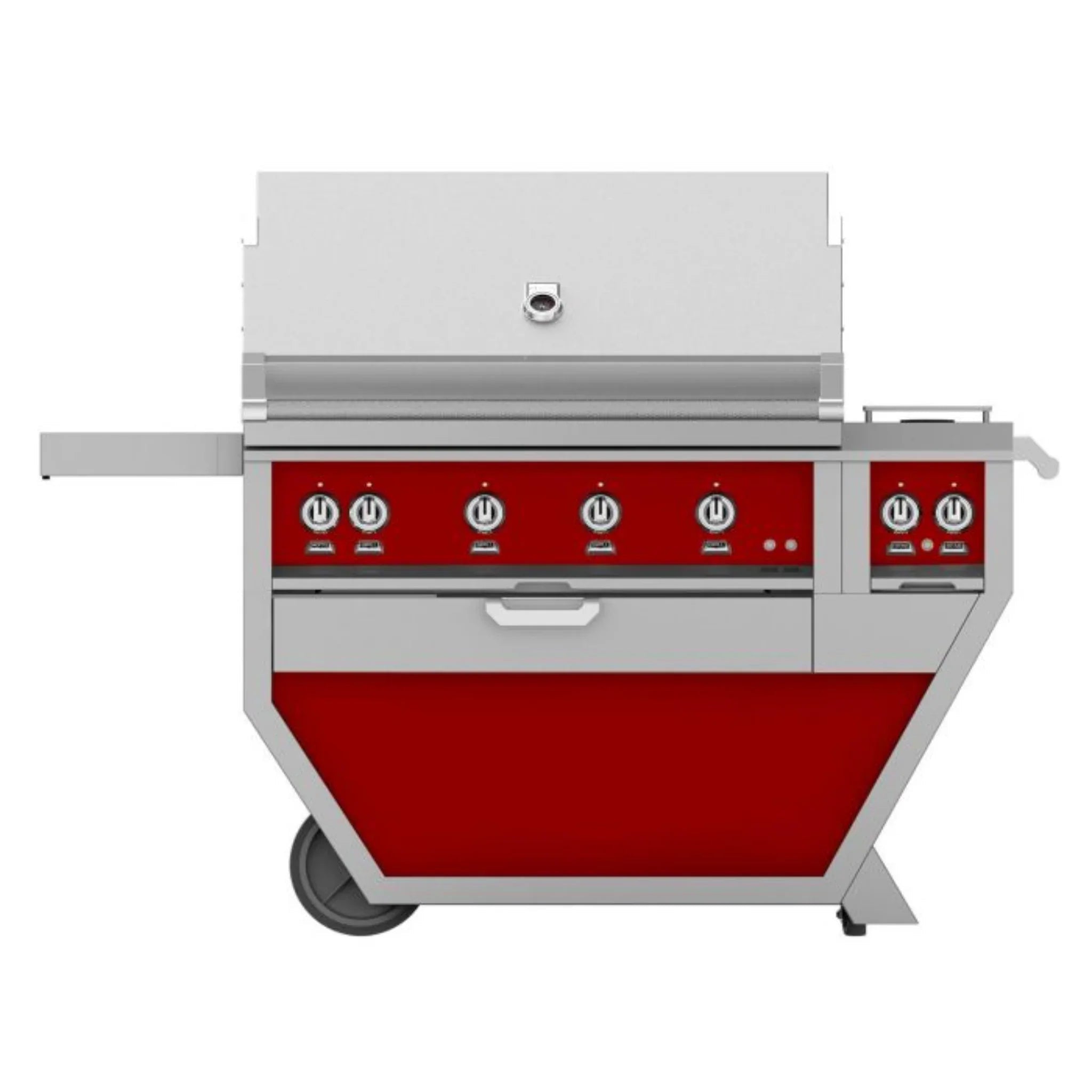 Hestan 42" Deluxe Freestanding Grill with Double Side Burner - GBR42CX2 - by Hestan | Buy at Agent BBQ