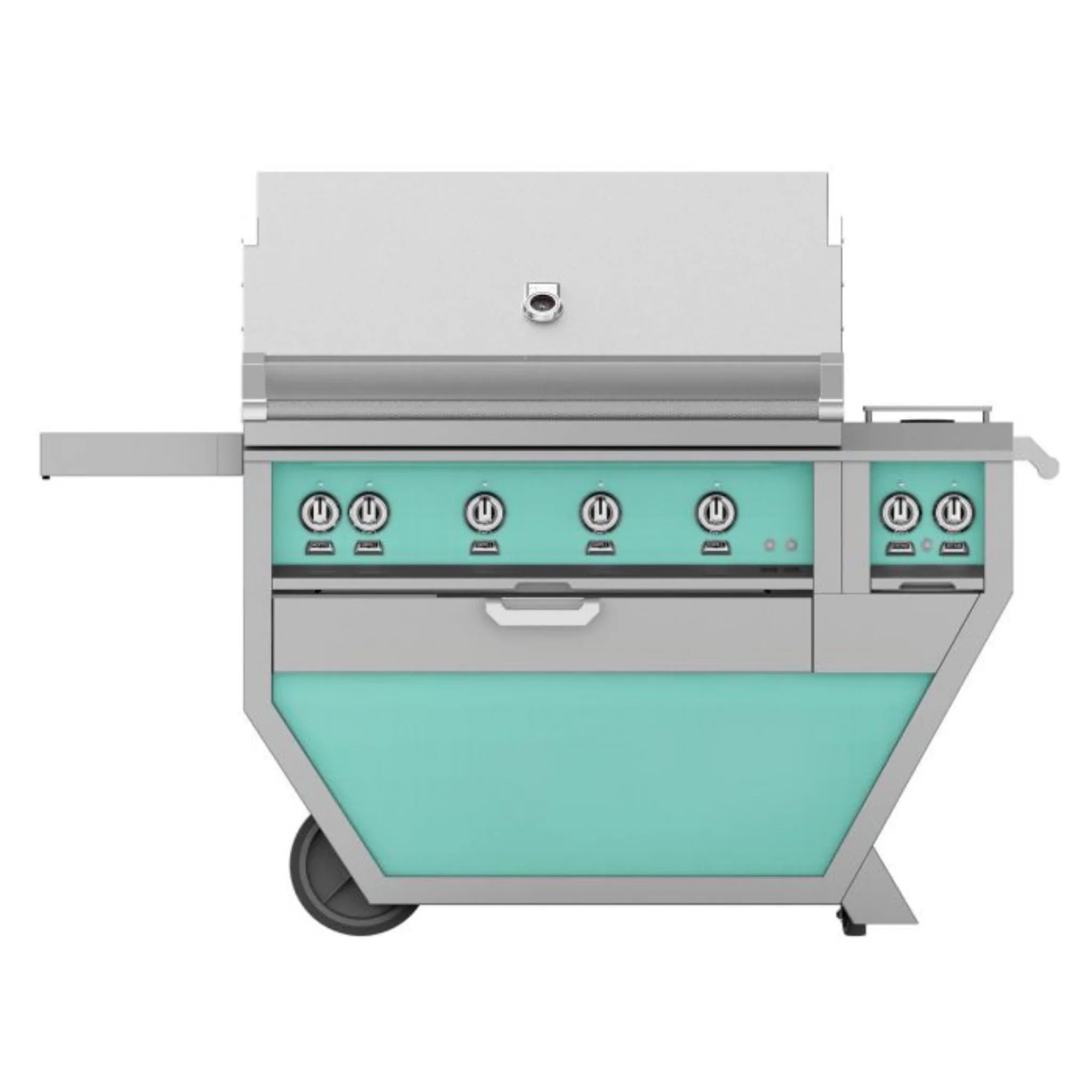 Hestan 42" Deluxe Freestanding Grill with Double Side Burner - GBR42CX2 - by Hestan | Buy at Agent BBQ