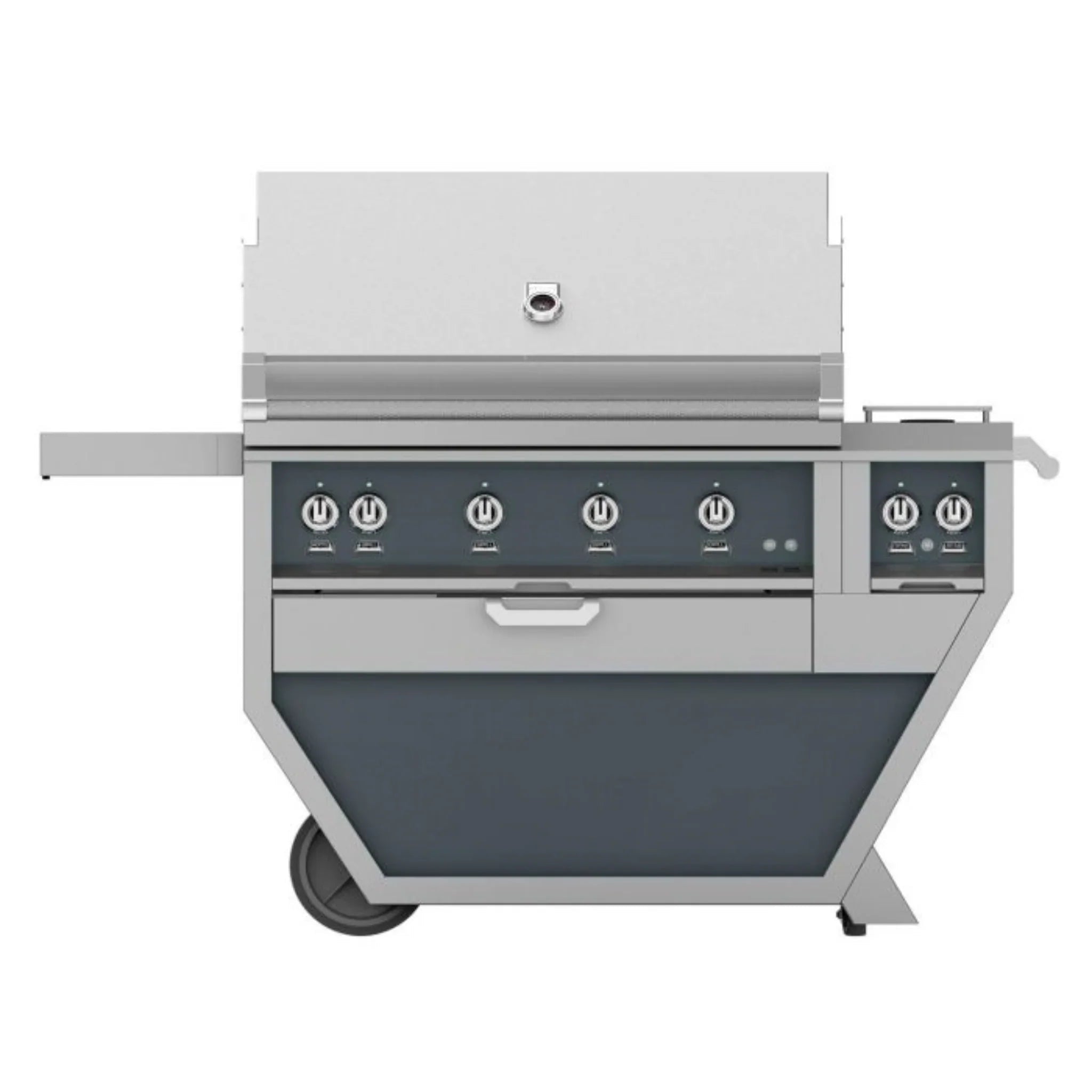 Hestan 42" Deluxe Freestanding Grill with Double Side Burner - GBR42CX2 - by Hestan | Buy at Agent BBQ