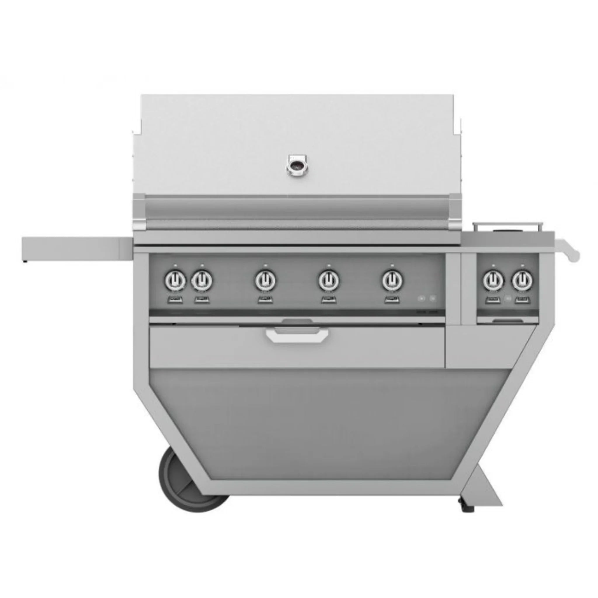 Hestan 42" Deluxe Freestanding Grill with Double Side Burner - GBR42CX2 - by Hestan | Buy at Agent BBQ