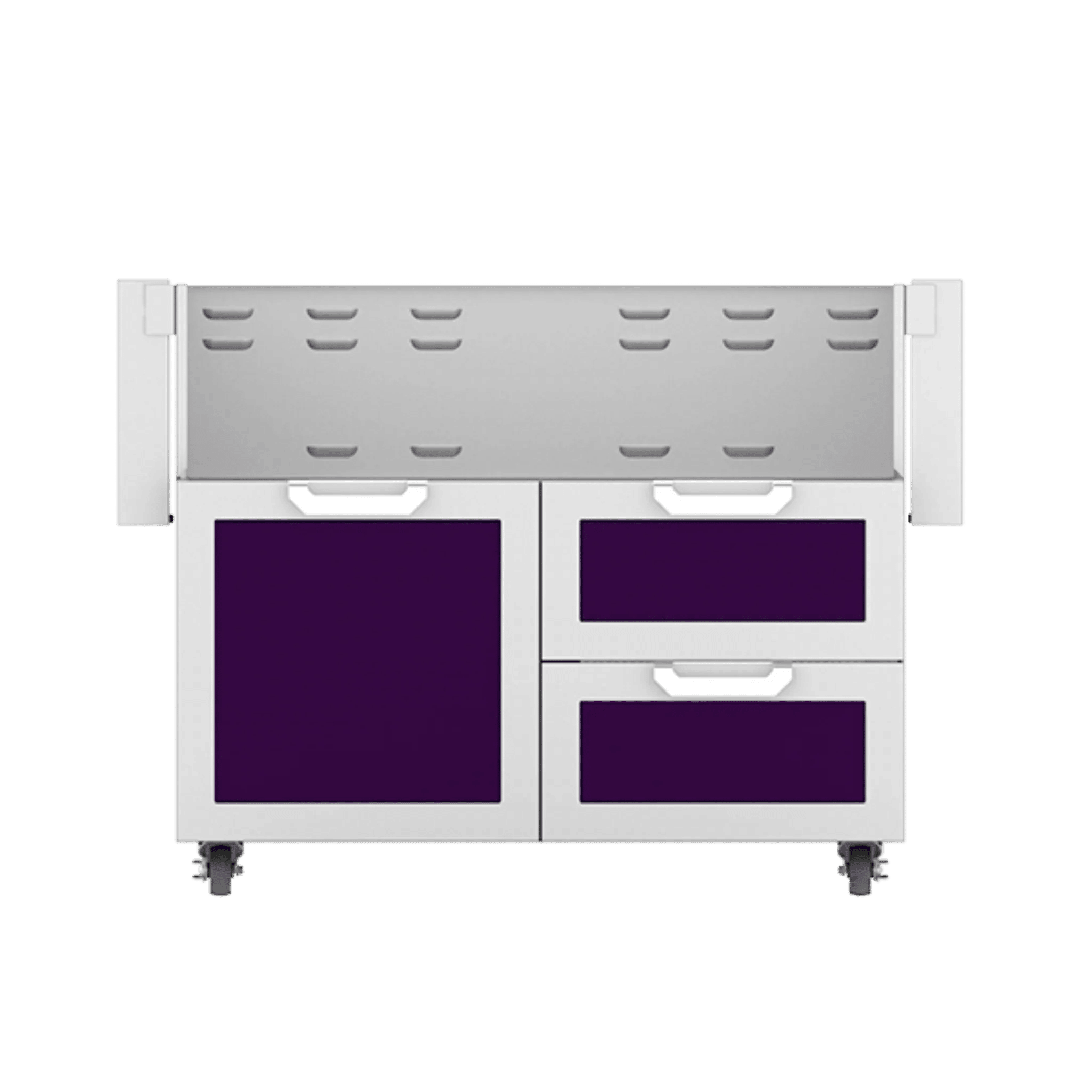 Hestan 42" GCR Series Outdoor Tower Cart with Door & Double Drawer - GCR42 - by Hestan | Buy at Agent BBQ