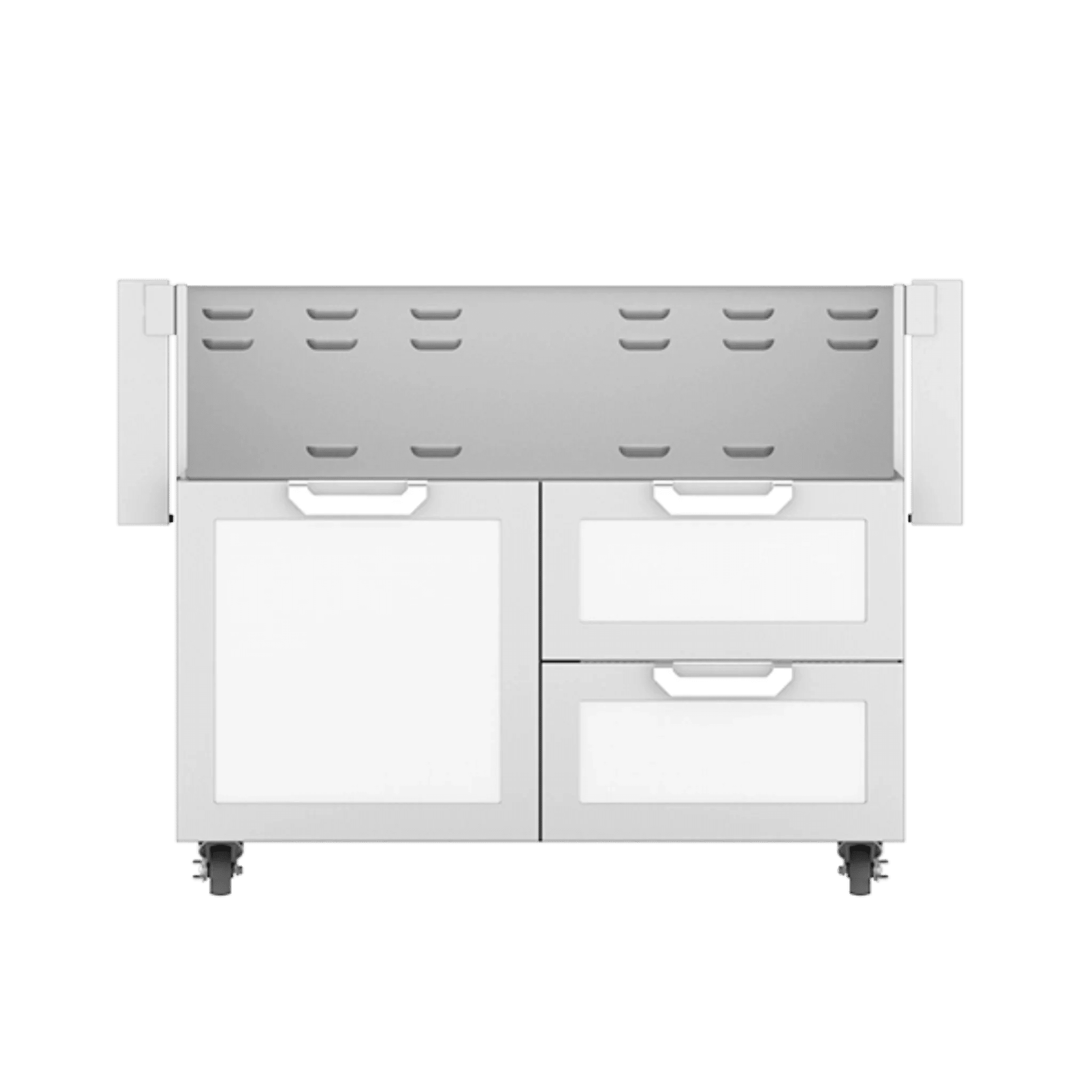 Hestan 42" GCR Series Outdoor Tower Cart with Door & Double Drawer - GCR42 - by Hestan | Buy at Agent BBQ