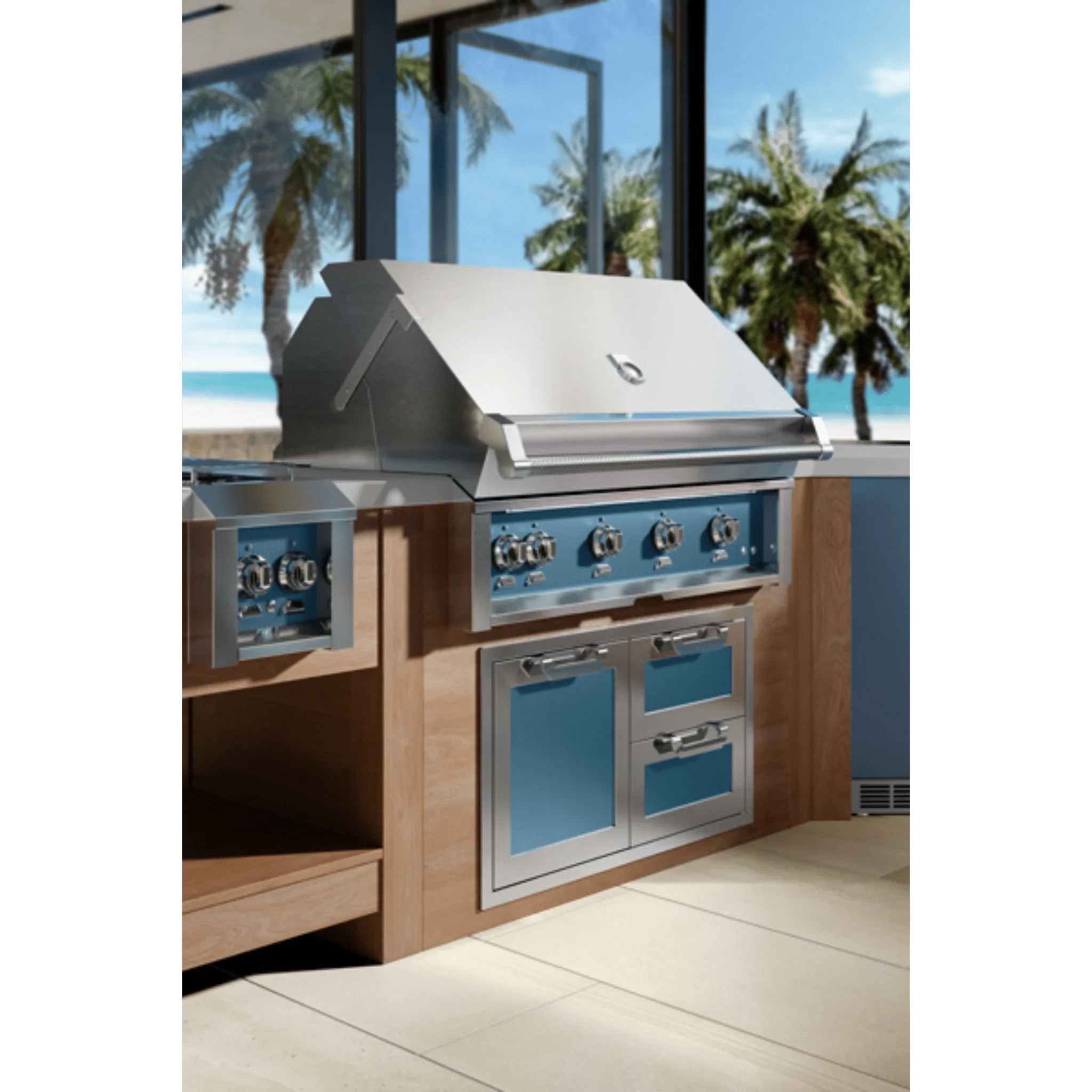 Hestan 42" Outdoor Combo Door & Drawer - AGSDR42 - by Hestan | Buy at Agent BBQ