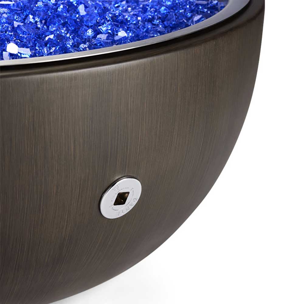 Aluminum Spun Torpedo Fire Bowl by HPC Fire - Fire Bowls by HPC Fire | Buy at Agent BBQ