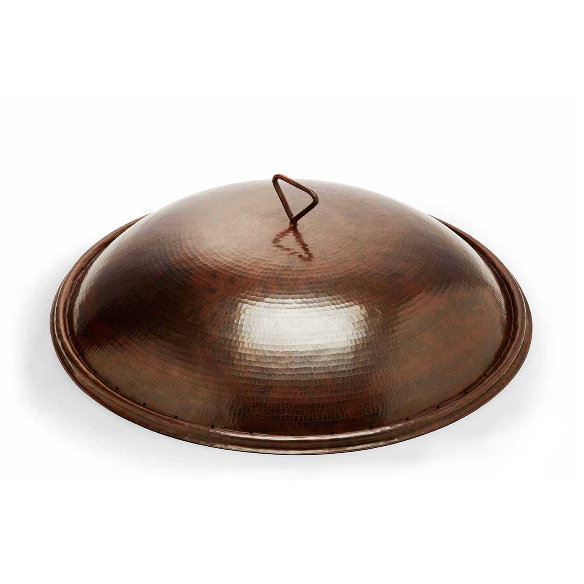 Copper Tall Round Hard Fire Pit Burner Cover by HPC Fire - Fire Pit Burner Covers by HPC Fire | Buy at Agent BBQ