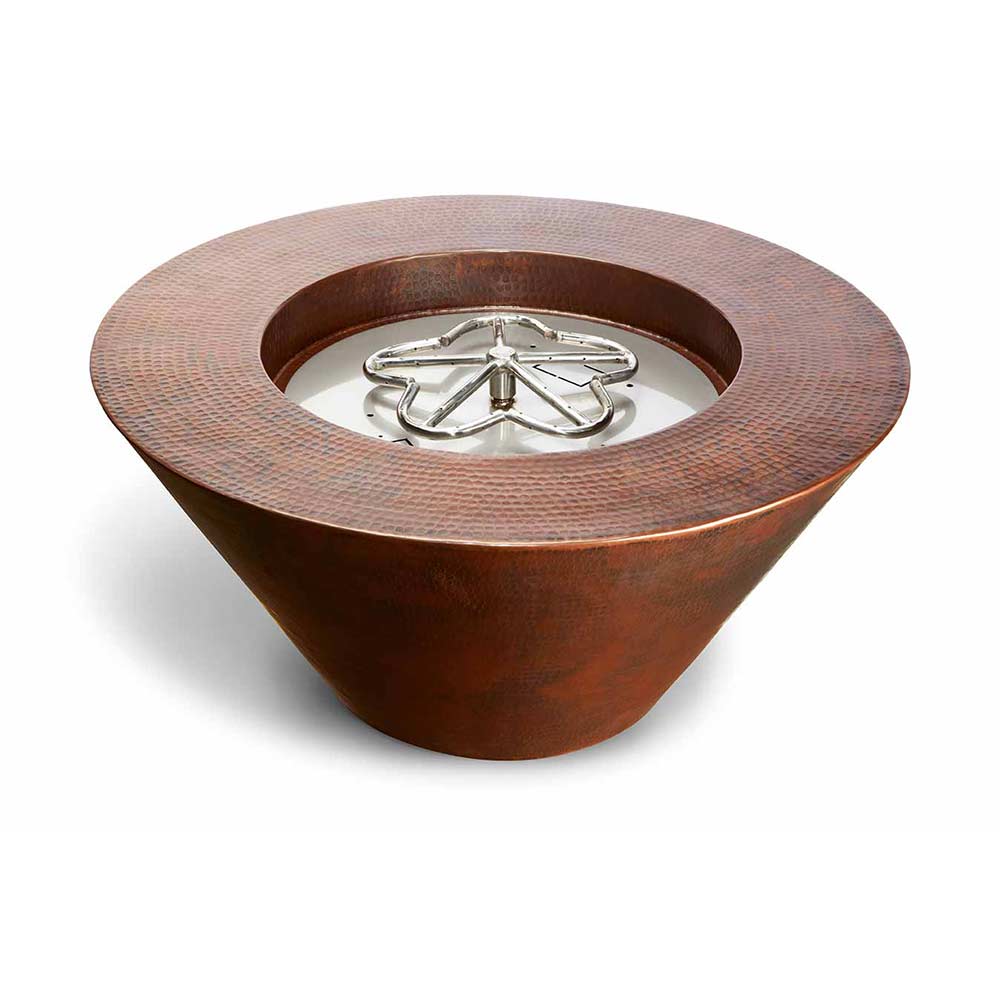 Mesa Hammered Copper Fire Bowl 32" by HPC Fire - Fire Bowls by HPC Fire | Buy at Agent BBQ