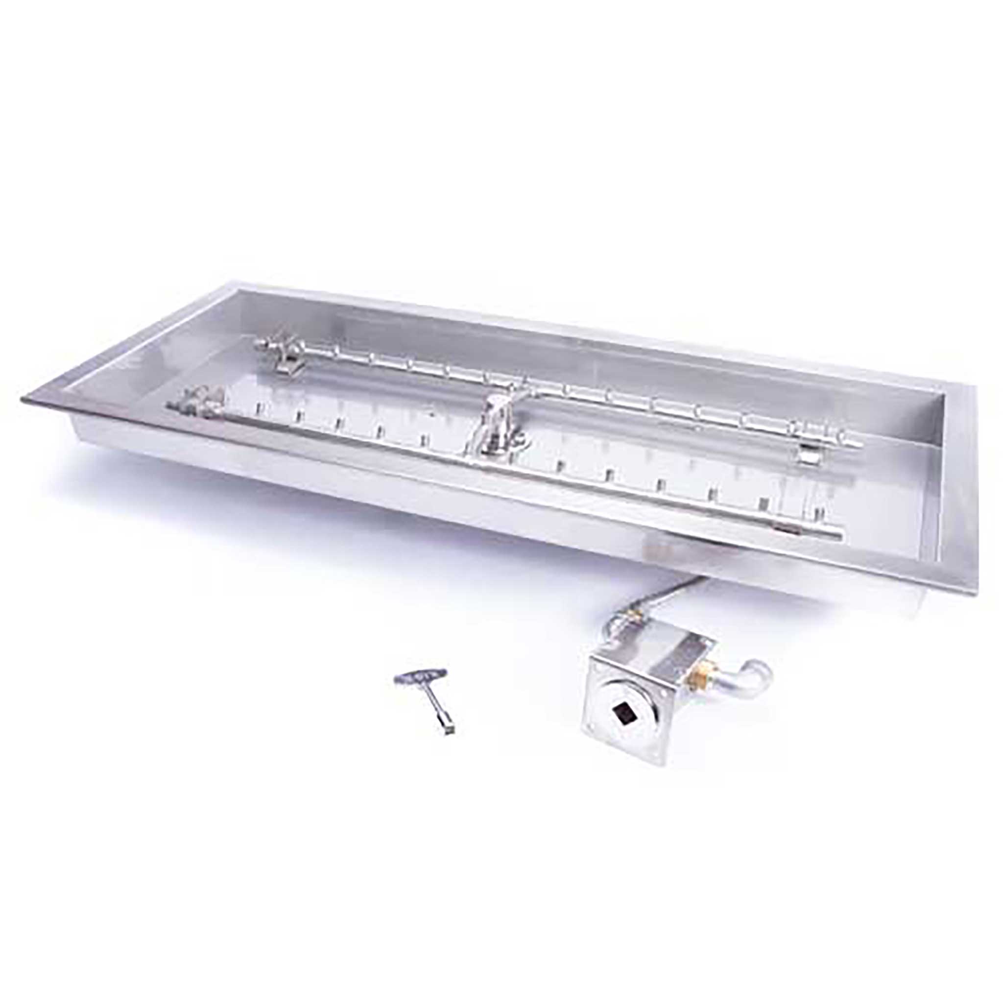 Rectangle Drop - In Torpedo Fire Pit H - Burner Kit Match Lit Ignition by HPC Fire - Fire Pit Match Lit Ignition Burner Kits by HPC Fire | Buy at Agent BBQ