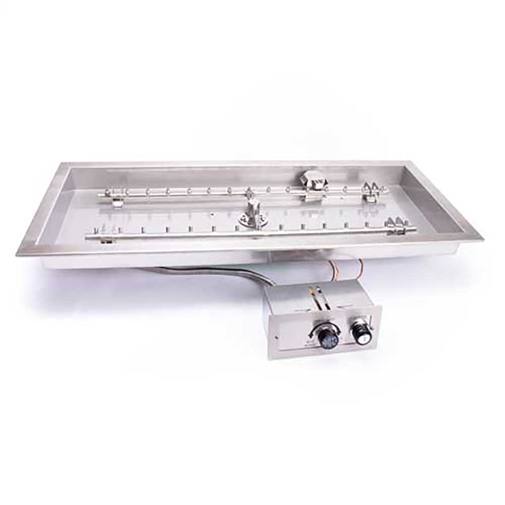 Rectangle Drop - In Torpedo Fire Pit H - Burner Kit Push Button Ignition by HPC Fire - Fire Pit Push Button Spark Ignition Burner Kits by HPC Fire | Buy at Agent BBQ
