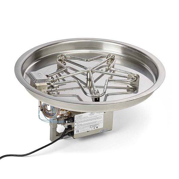 Round Drop - In Fire Pit Burner Kit - Hi/Lo Electronic Ignition by HPC Fire - Fire Pit Electronic Ignition Burner kits by HPC Fire | Buy at Agent BBQ